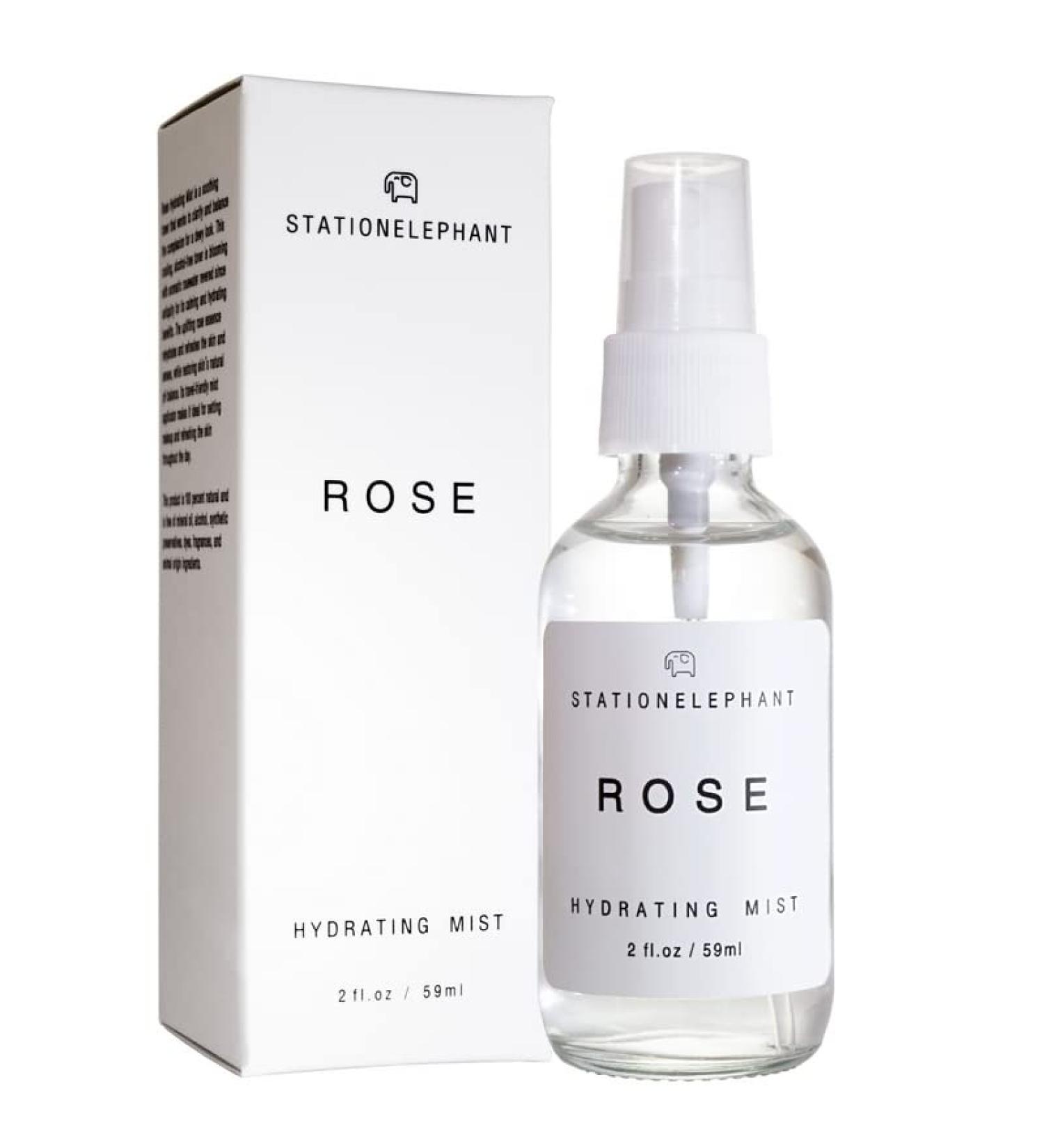 Organic Rose Hydrating Mist | All Natural Multipurpose Moisturizer| Rose Makeup Setting Spray | Refreshing Rose Toner| Cruelty Free | Gift for her | Made in USA