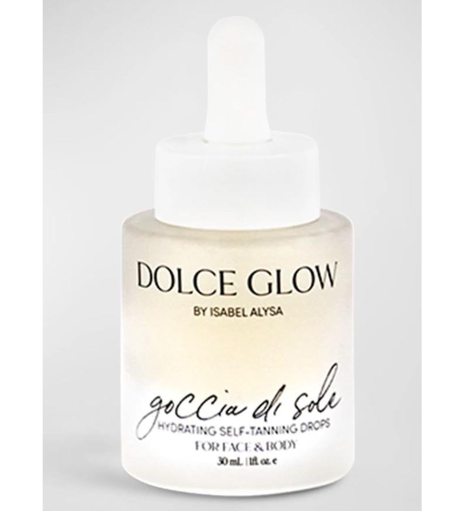 Shop DOLCE GLOW Goccia De Sole Hydrating Tanning Drops - Radiant Face & Body Glow 1 oz | International Shipping Available - Buy Online on GoSupps.com