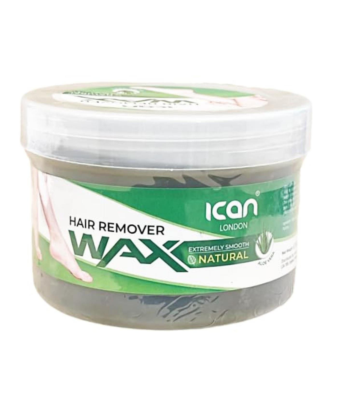 ican London Extremley Smooth Natural Hair Remover Warm Wax 1kg (1000g) (1kg Aloe Vera) - Buy Online on GoSupps.com