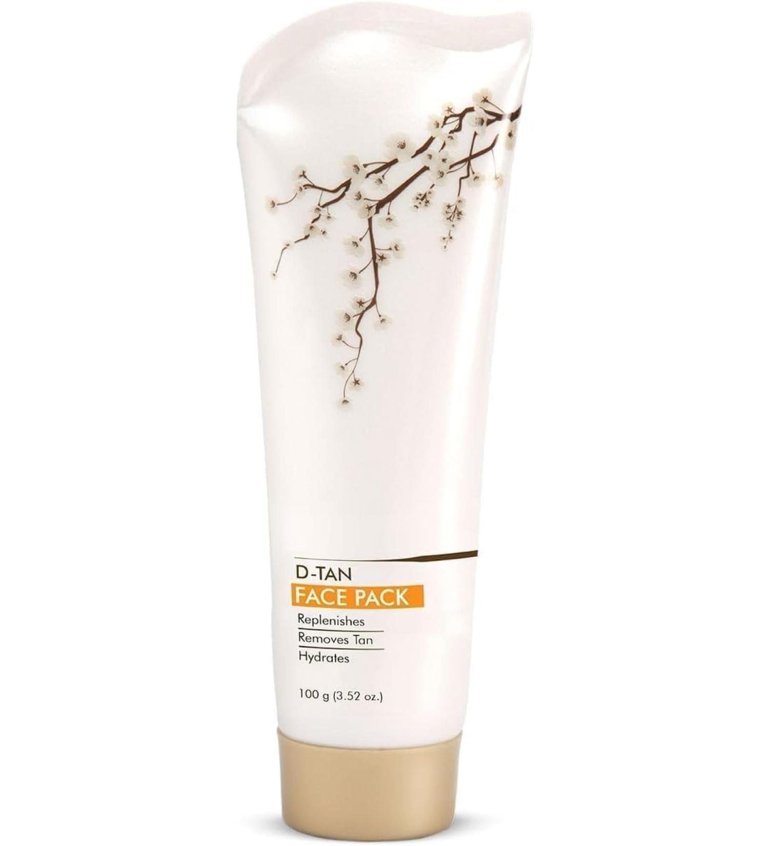 HYD DTan Face Pack Enriched with Aloe Vera Zinc Oxide & Kaolin Detan Face Pack for Men and Women All skin types Tan Removal replenishes and hydrates the skin 100g Pack of 1 - Buy Online on GoSupps.com