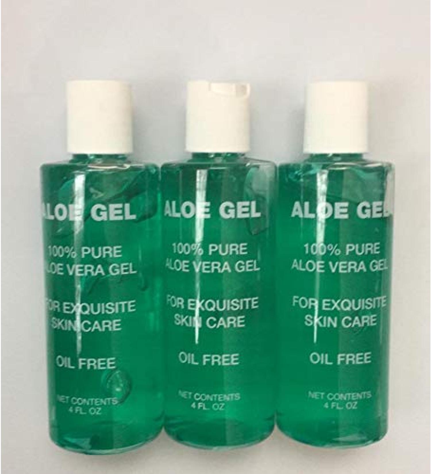 Cadie Aloe Vera Gel - 100% Pure and Organic Aloevera Extract Thick and Absorbent for Men or Women Facial and Scalp Care - Great for Face Skin or Hair | 4 Oz (3 Pack) 1 Count (Pack of 3)