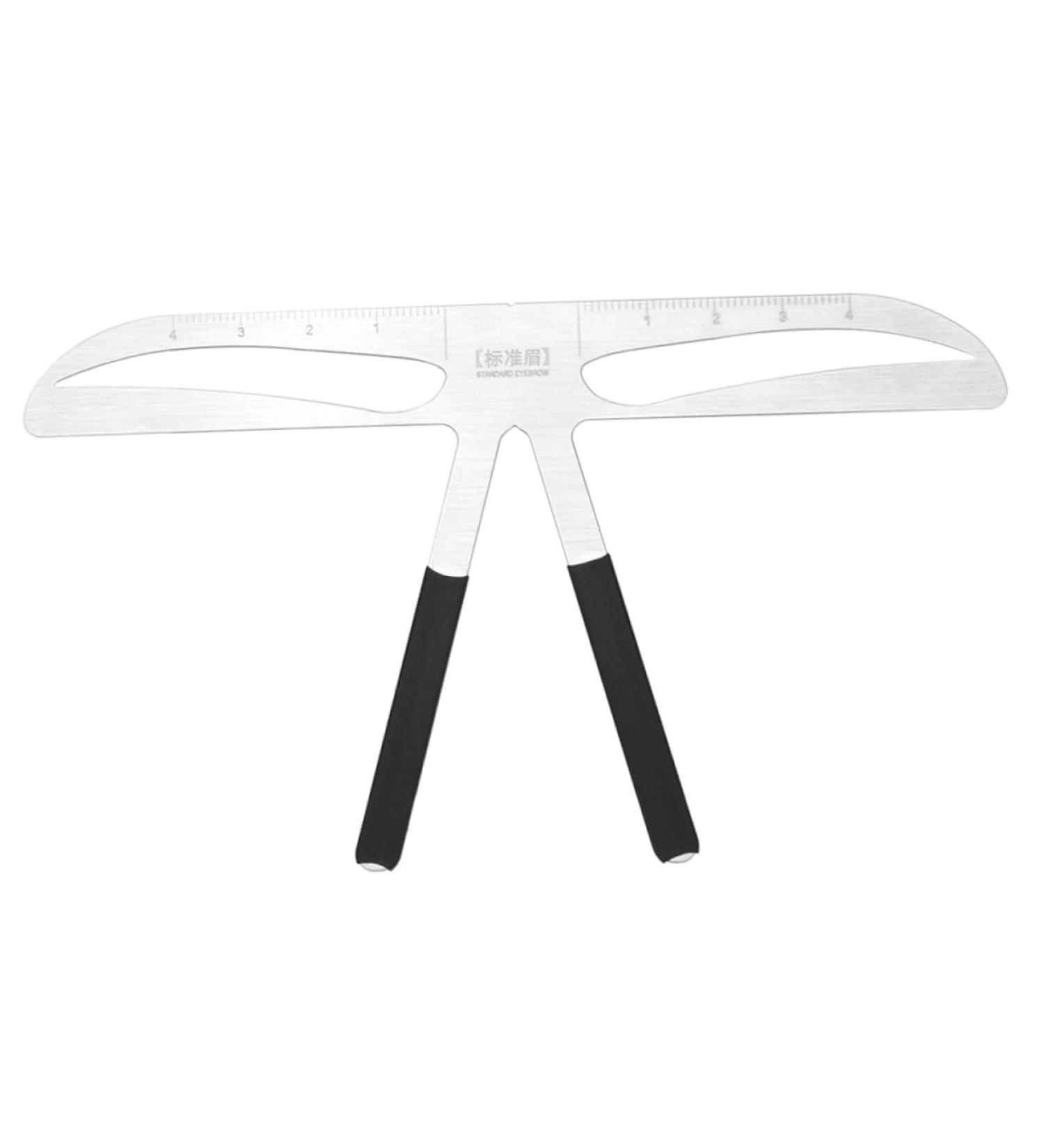 SKISUNO Number Molds Makeup Stencil Eyebrow Stencil Ruler Stainless Eyebrow Stamp Extend Make up Girl - Buy Online on GoSupps.com