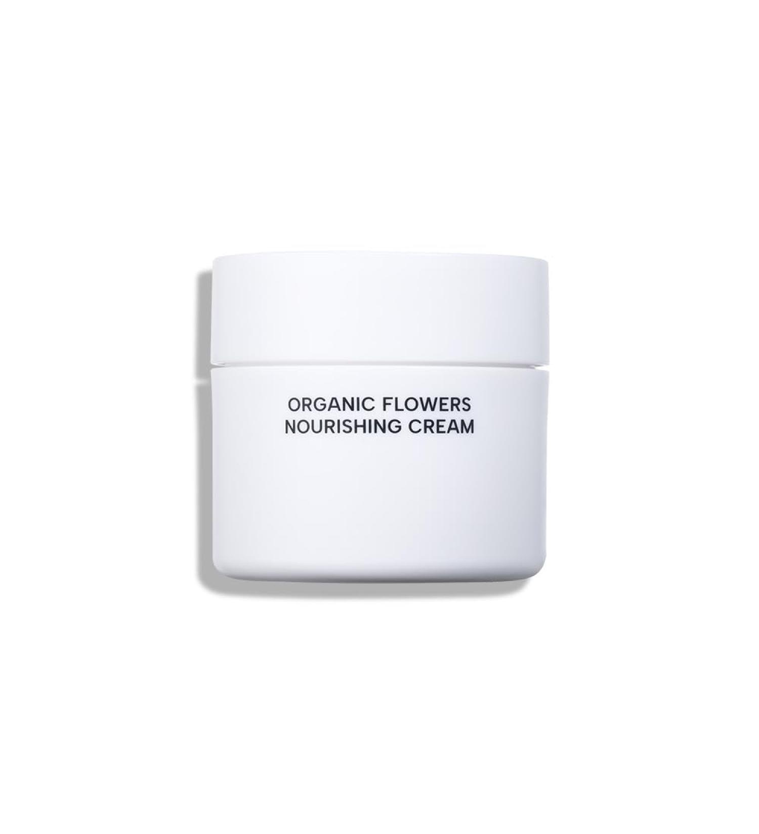 Whamisa Organic Flowers Nourishing Cream - Vegan Moisturizer for Sensitive & Dry Skin | 95.2% Organic Korean Skincare (50ml - Buy Online on GoSupps.com