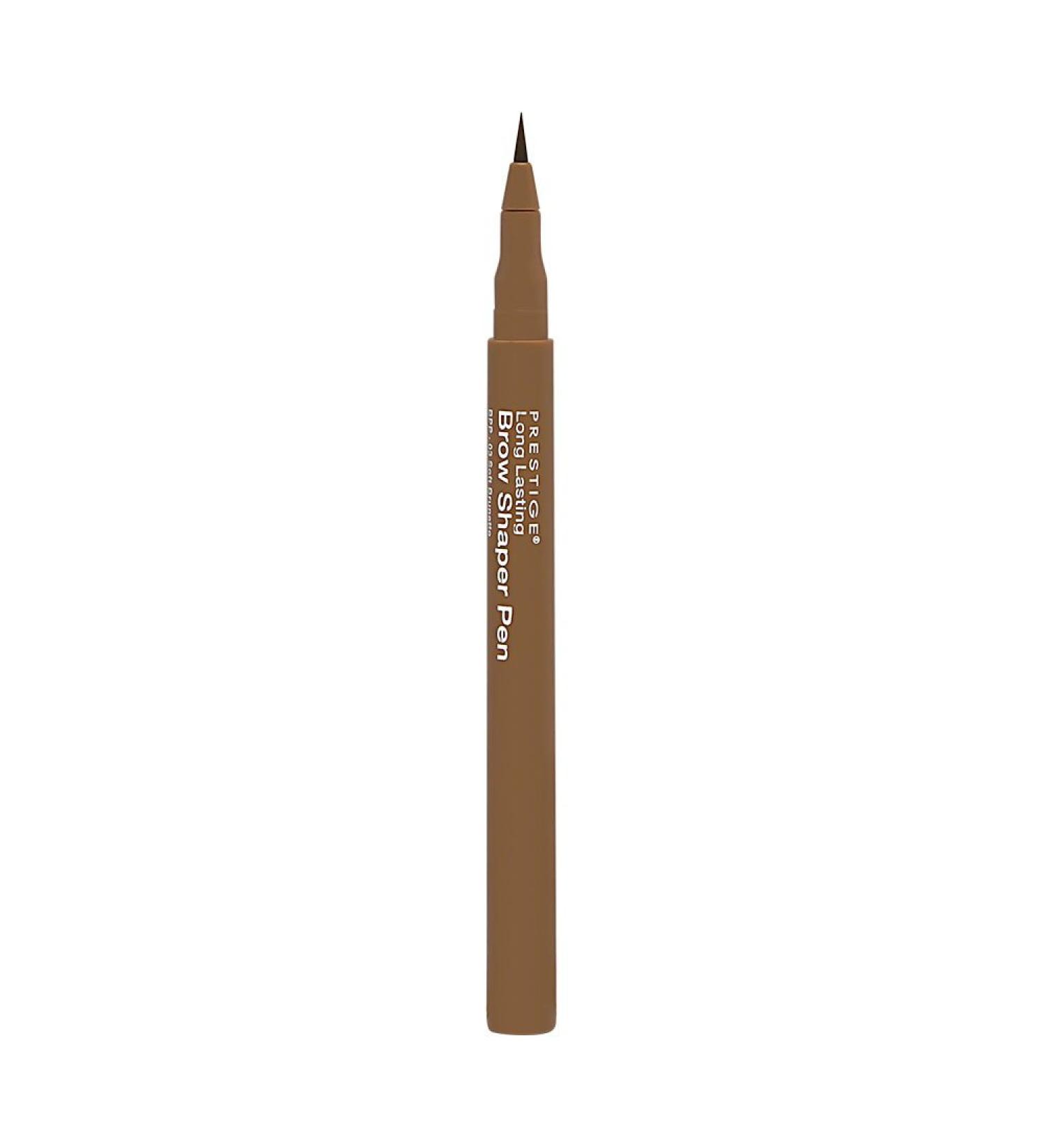 Prestige Cosmetics Long Lasting Brow Shaper Pen Soft Brunette 0.03 Ounce