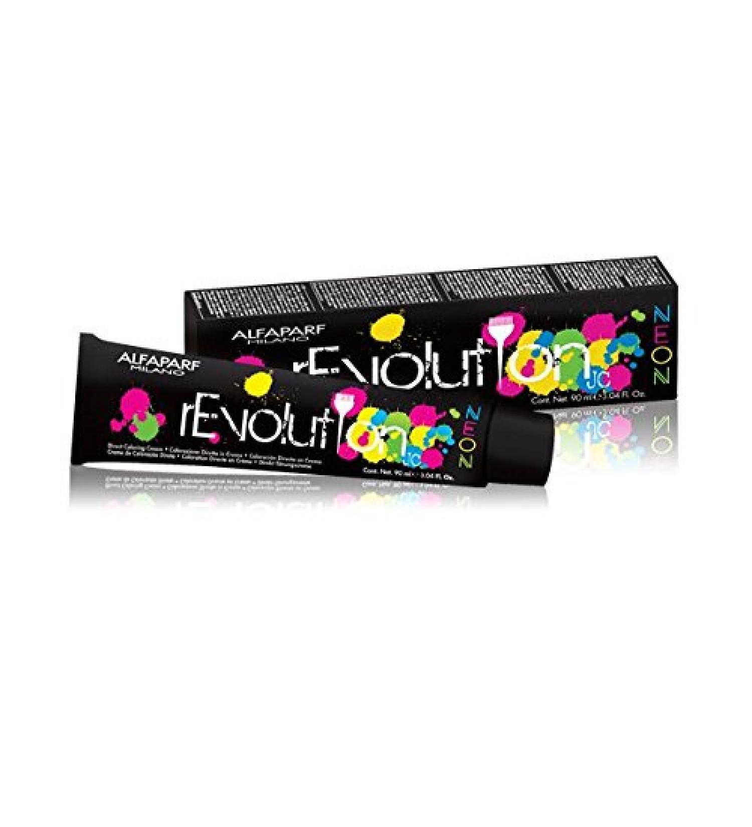Alfaparf Revolution JC Neon Electric Red Hair Dye 1 pack (1 x 90 ml) ELECTRIC RED 1 ml (1 pack)