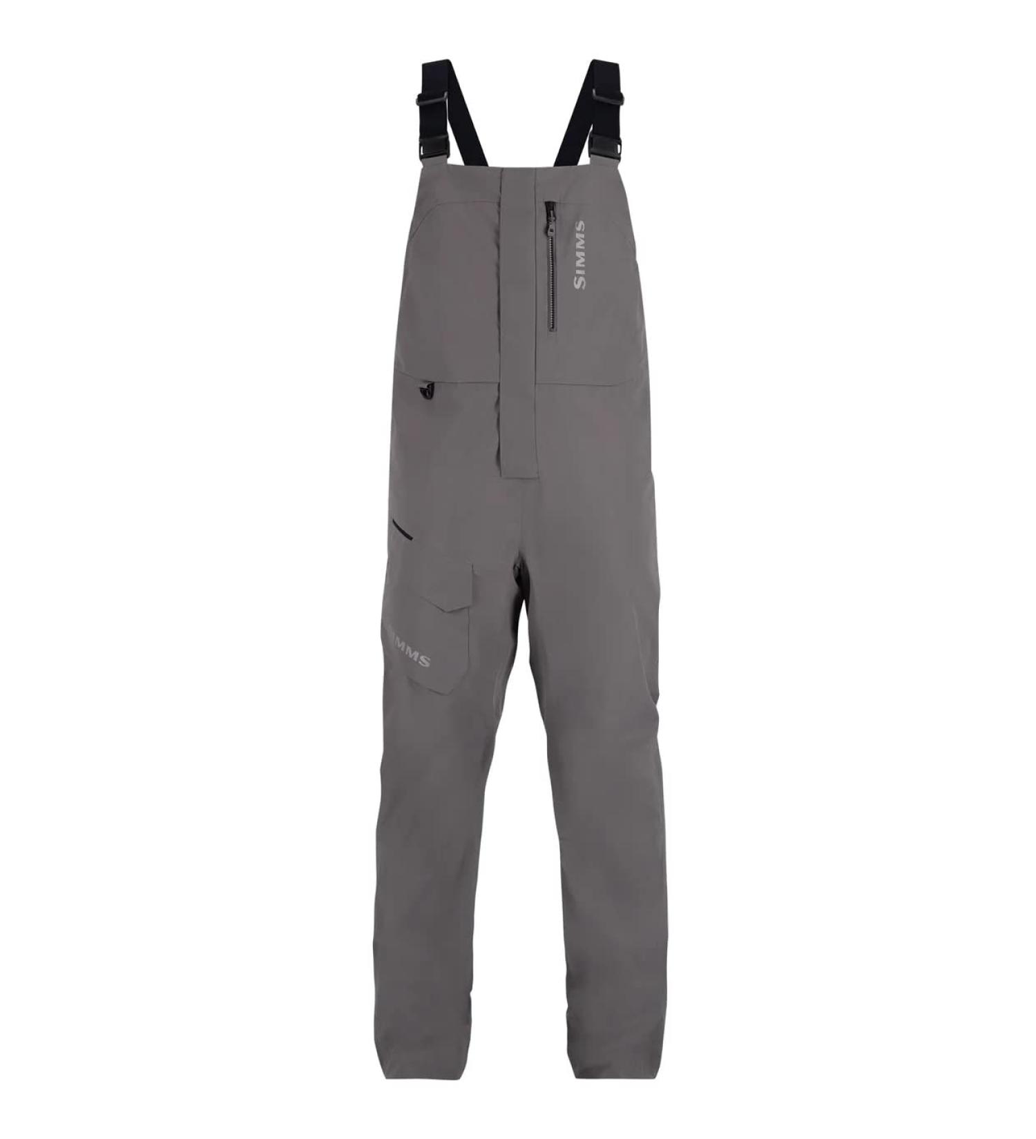 Simms Mens Challenger Waterproof Fishing Bib Overalls - Steel - Medium