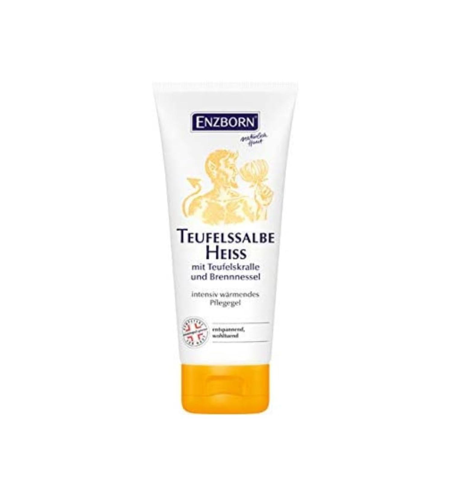 Enzborn Teufelsalbe hot |Long -lasting heat effect |Without residues |With devil claw and nettle |Dermatologically checked |100 ml 1 x 100 ml