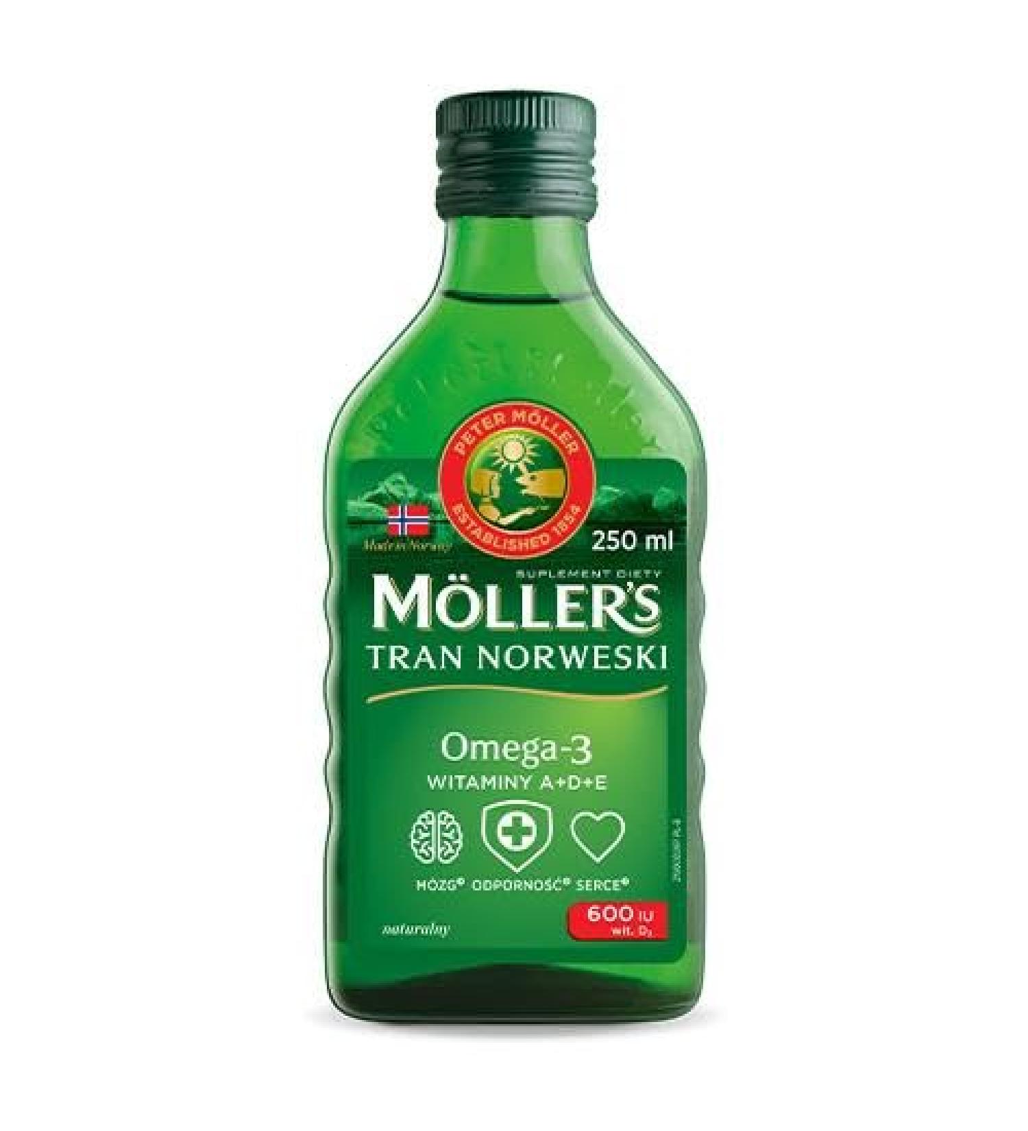 Moller's Norwegian Cod-Liver Oil Natural 250ml