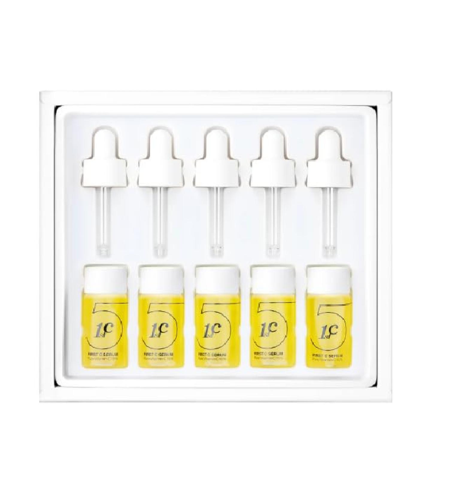 First 5 Serum Pure Vitamin C15%: Including Pure Vitamin C 15%+First C Biotics+ Madecasocide. Brightening Wrinkle Improving Skin Care