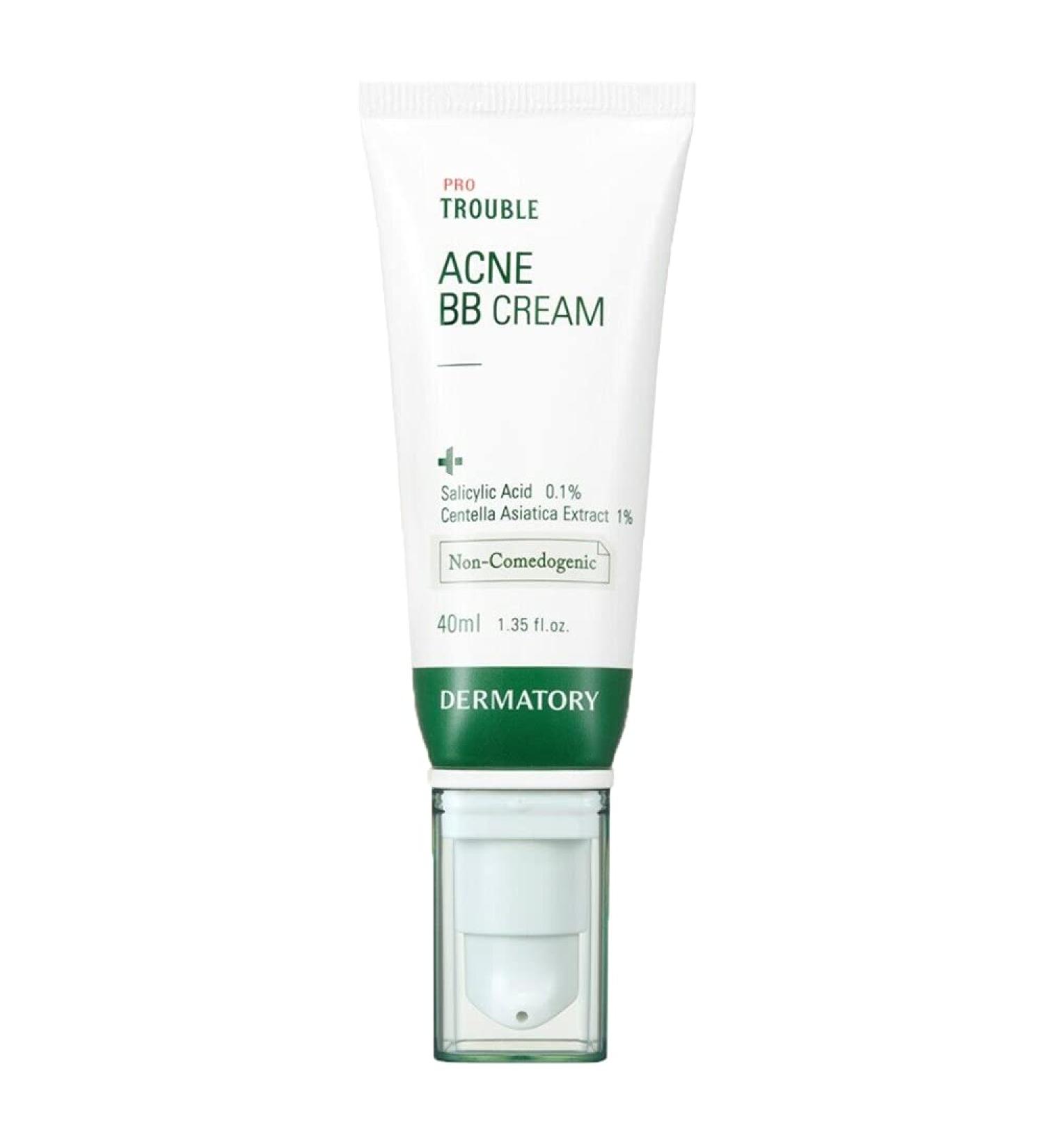 Dermatory Ance BB Cream Pro Trouble - Deep Soothing Moisturiser with Salicylic Acid - 40ml