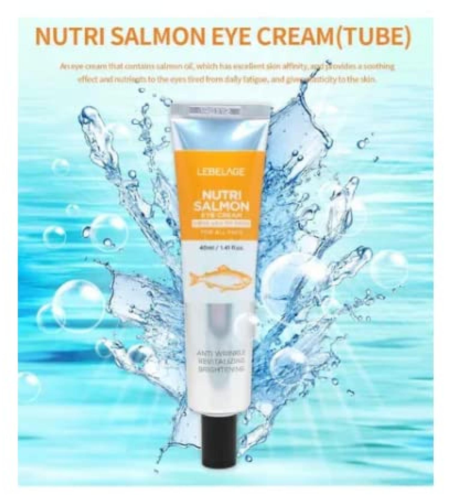 Lebelage Nutri Salmon Eye Cream 2-Pack 40ml - Wrinkle Care & Skin Nourishing - Buy Online on GoSupps.com