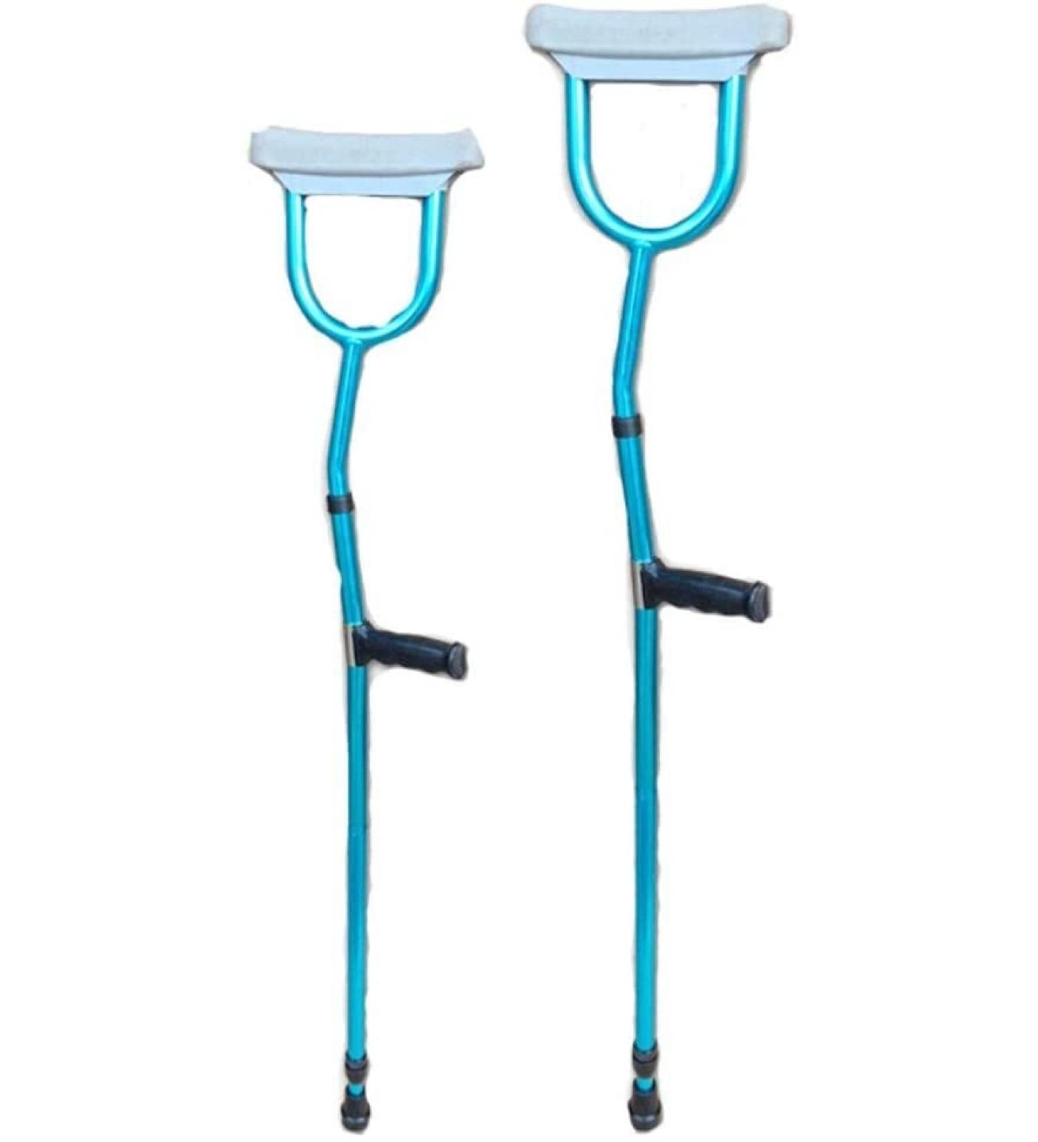 Crutches for Adults Underarm Collapsible Cane Underarm aluminum alloy crutches Great for Travel or Work Selfless dedication - Buy Online on GoSupps.com
