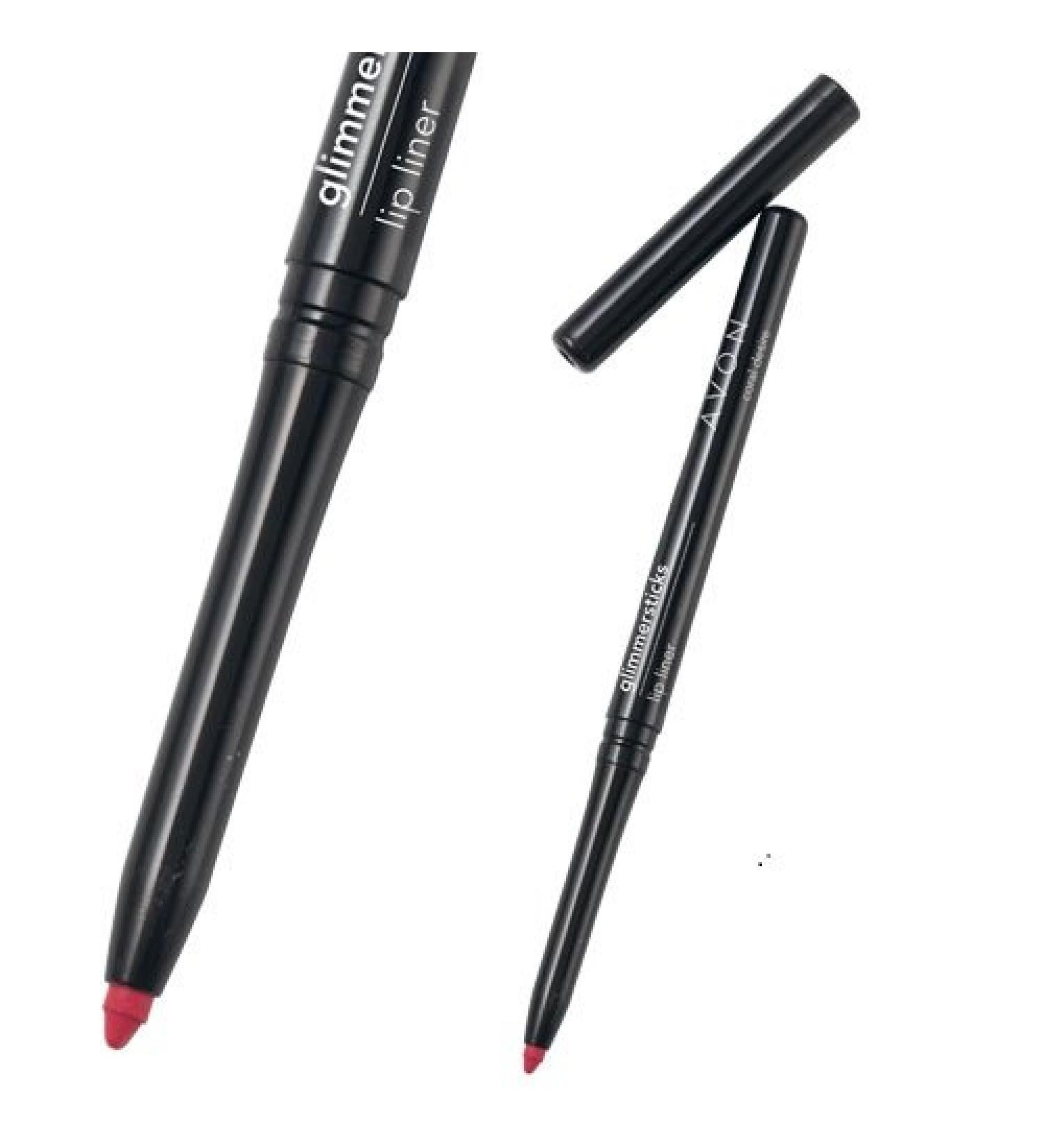 2 x Avon Glimmersticks Lip Liner - Pink Cashmere Wart & Blackhead - 72 Patches 10