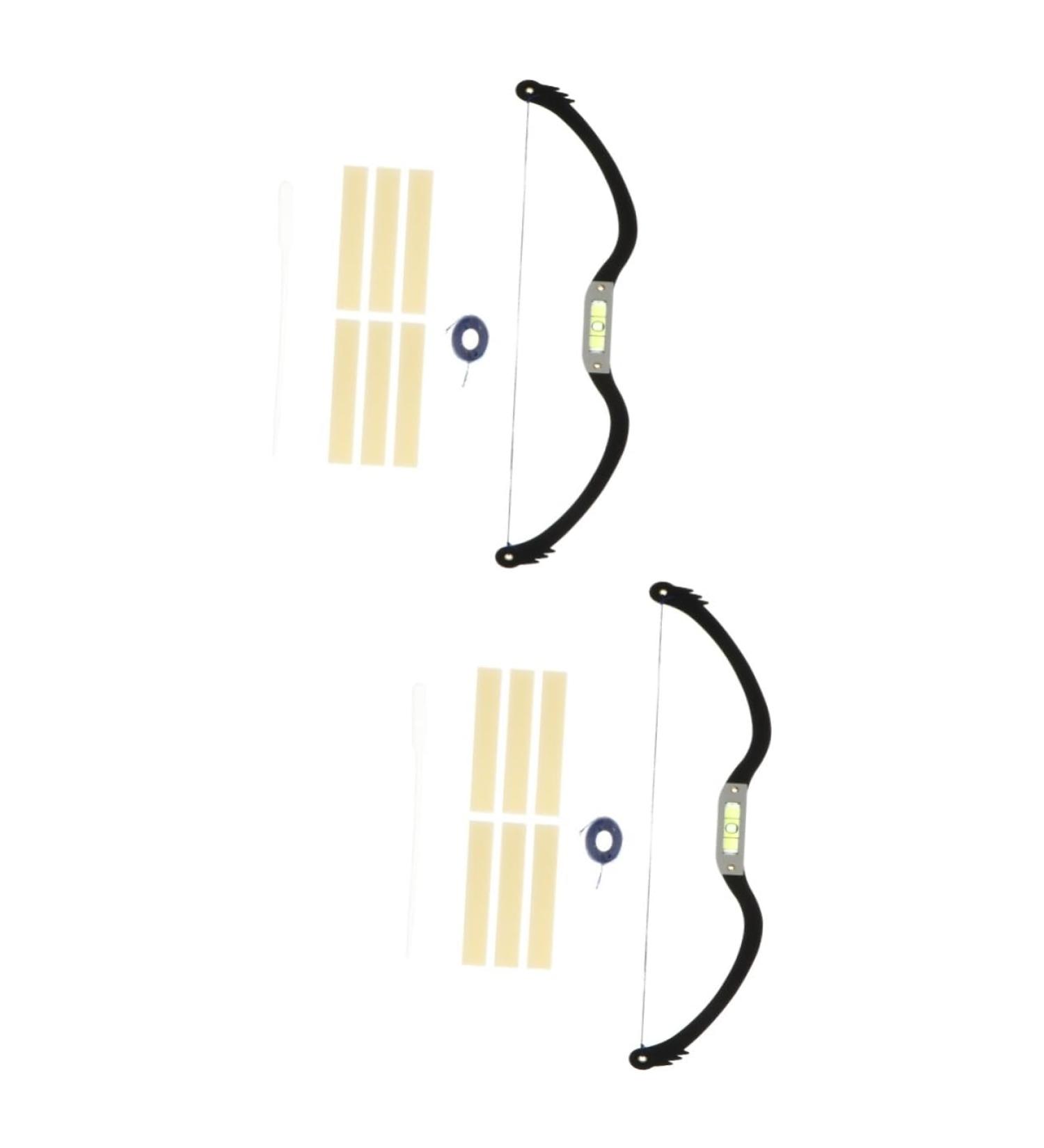 Beavorty 2pcs Bow Eyebrow Ruler Eyebrow Drawing Tool Eyebrow Line Marker Measuring Tool Eyebrow Trimming Set - Buy Online on GoSupps.com