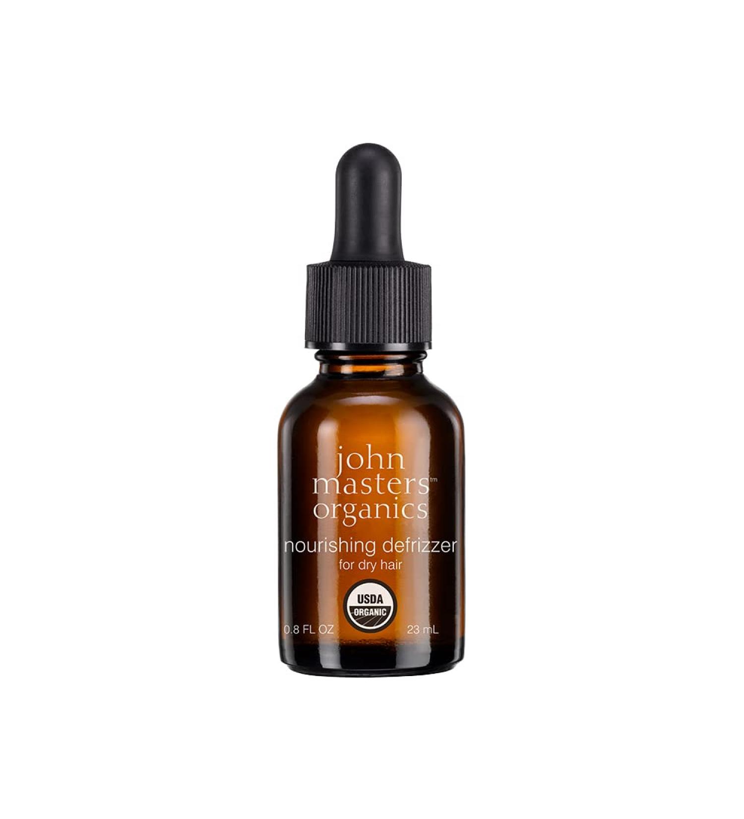John Masters Organics Nourishing Defrizzer 0.8 Fl oz | USDA Organic | Anti-Frizz & Moisturizing Formula for Dry Hair | Smooths Split Ends | Pack of 1 - Buy Online on GoSupps.com