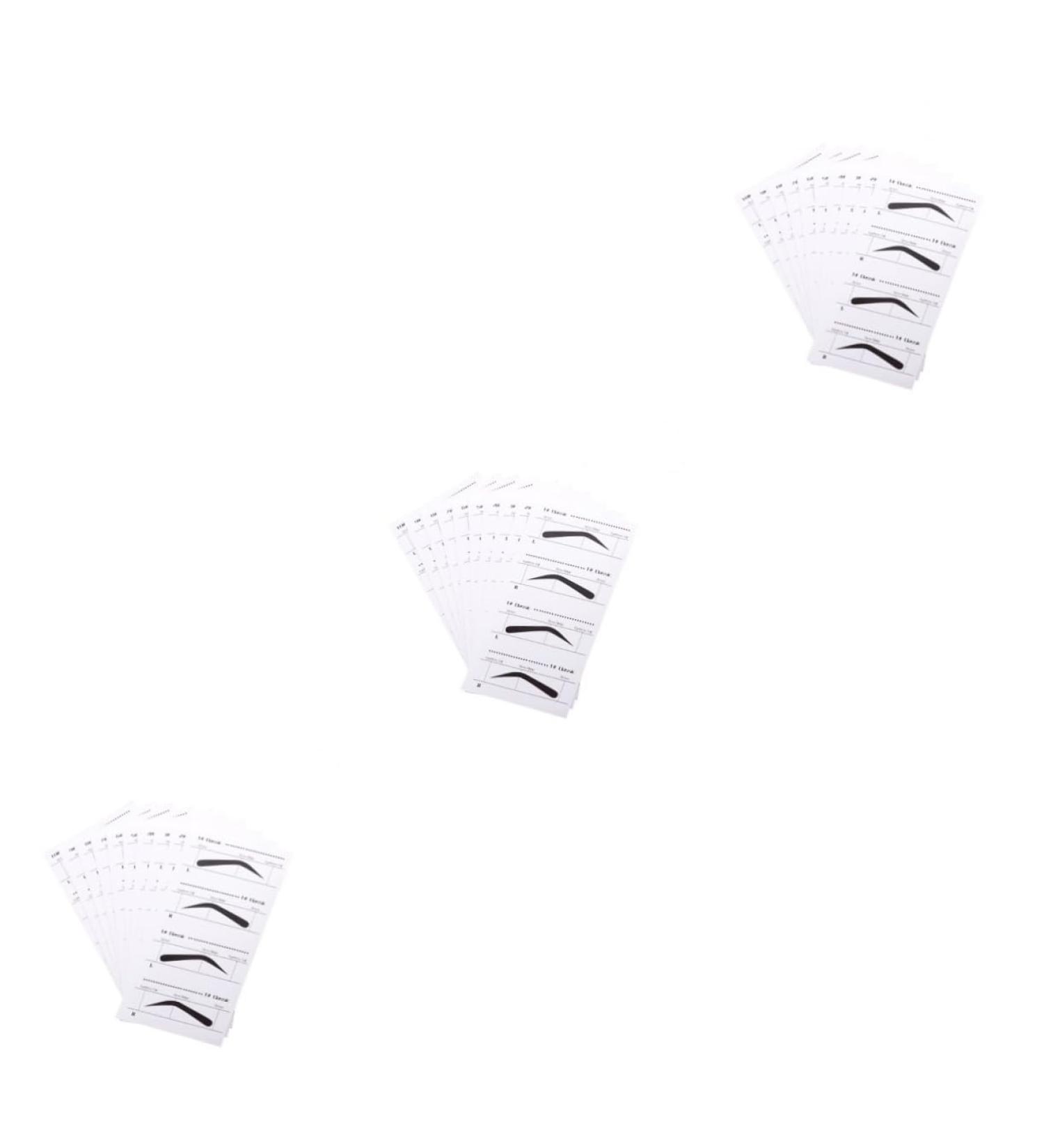 Beavorty 30 Pcs Eyebrow Templates Eyebrowhack Eyebrow Shaping Stencils Eyebrow Card Suite Eyebrow Trimming - Buy Online on GoSupps.com