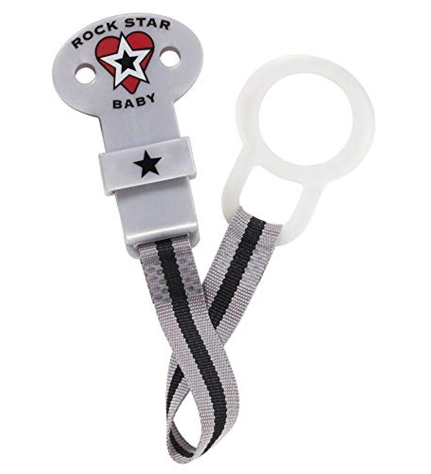 Rock Star Baby HEART & STAR pacifier strap pacifier chain