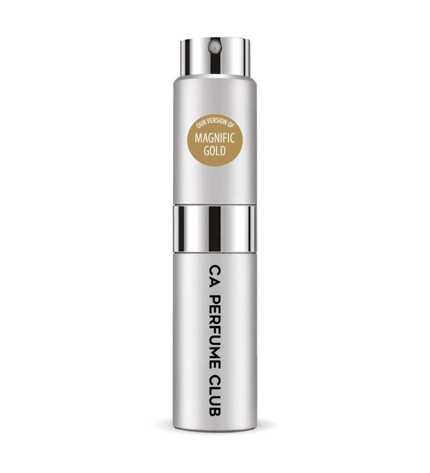 CA Perfume Impression of Yves S. Lauren Magnific Gold For Women & Men Replica Version Fragrance Dupes Concentrated Long Lasting Eau de Parfum Spray Refillable Atomizer Bottle 0.27 Fl Oz/8ml-X1 YVES S. LAUREN MAGNIFIC GOLD IMPRESSION 0.27 Fl Oz (Pack of 1) - Buy Online on GoSupps.com