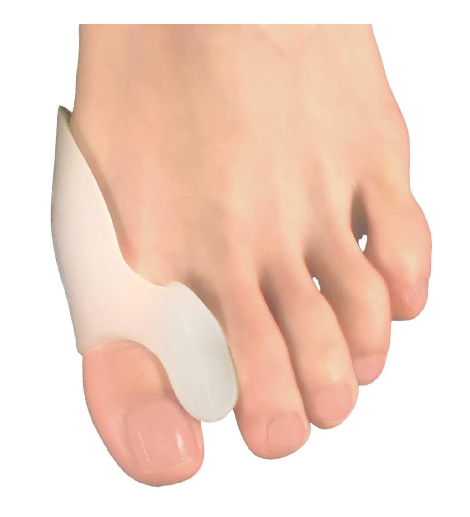 Chiroplax Bunion Gel Pads - Toe Separator & Relief Cushion for Hallux Valgus - Pack of 4 (2 Pairs) - Buy Online on GoSupps.com