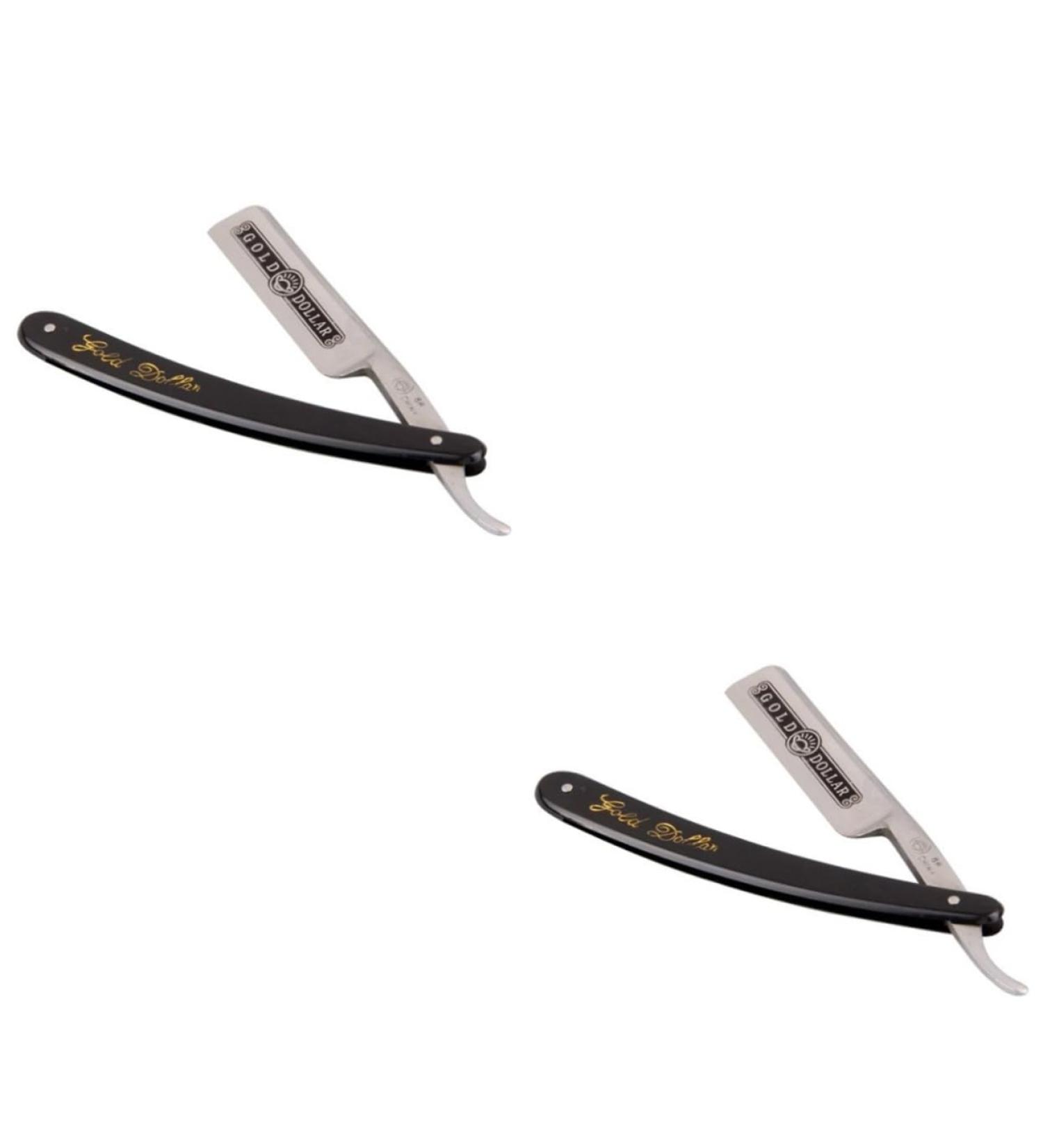 Beavorty 2-Piece Razor Set for Eyebrows & Haircuts Straight Razor for Men & Women - Buy Online on GoSupps.com