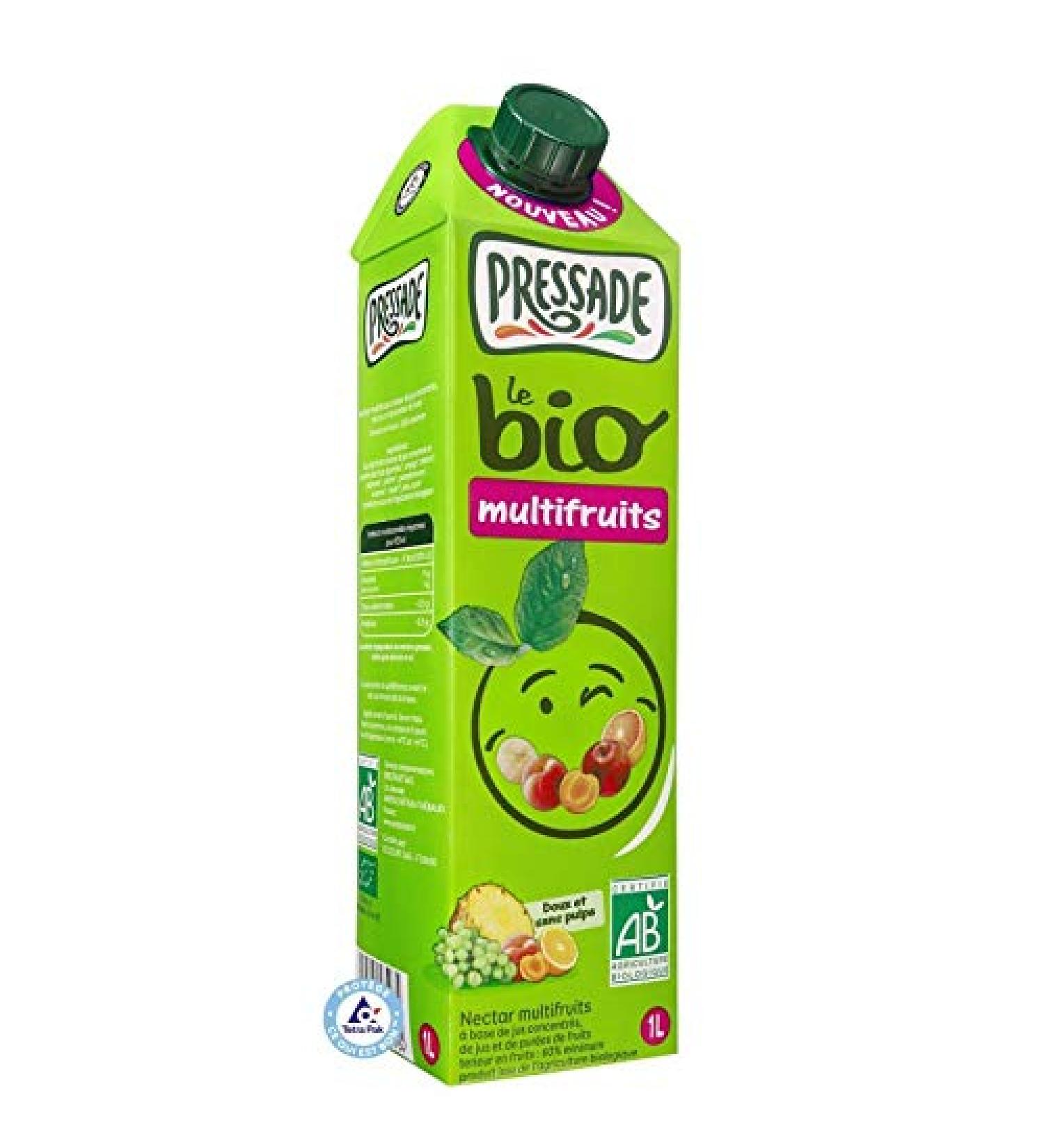PRESSADE - Pressed nectar bio multifruits brick 1l - Four Items