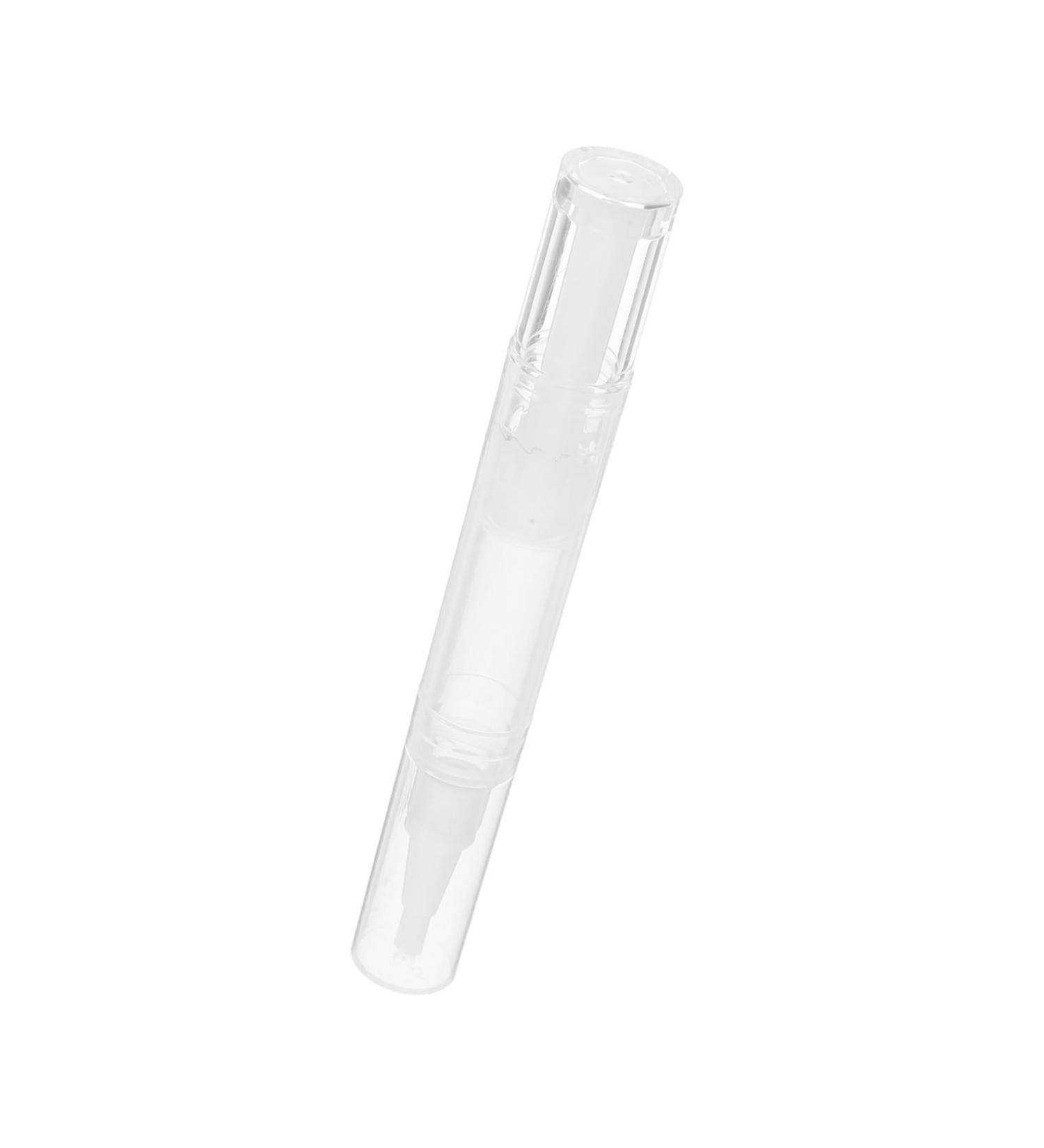 ULTECHNOVO Transparent Twist Pen for Nail Oil with Brush Head Reusable Container for Lip Gloss Nail Polish Essential Dosing Pen for Precise Application - Buy Online on GoSupps.com