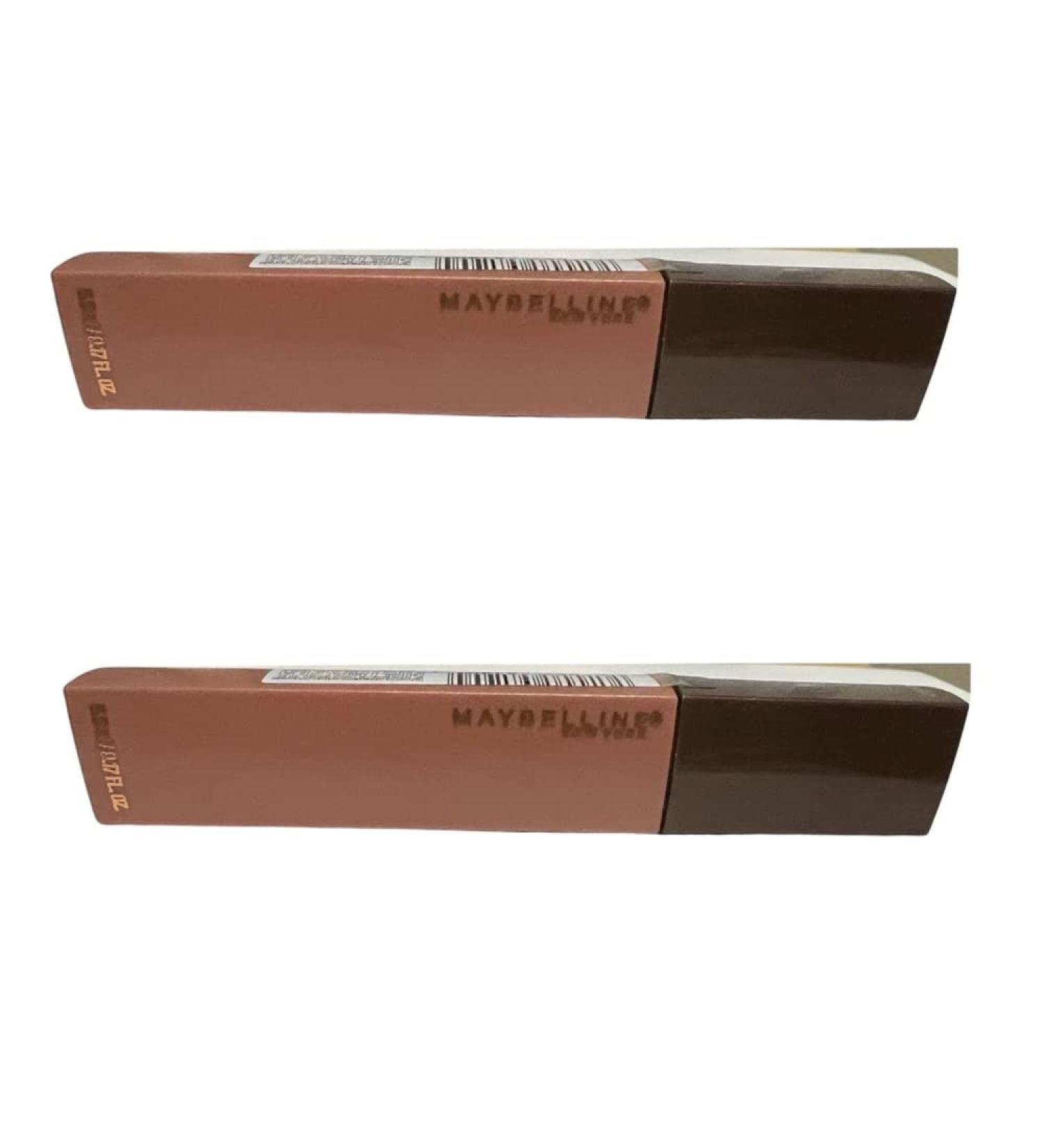 Maybelline SuperStay Matte Ink Liquid Lipstick Chai Genius 255 - Pack of 2 - Buy Online on GoSupps.com