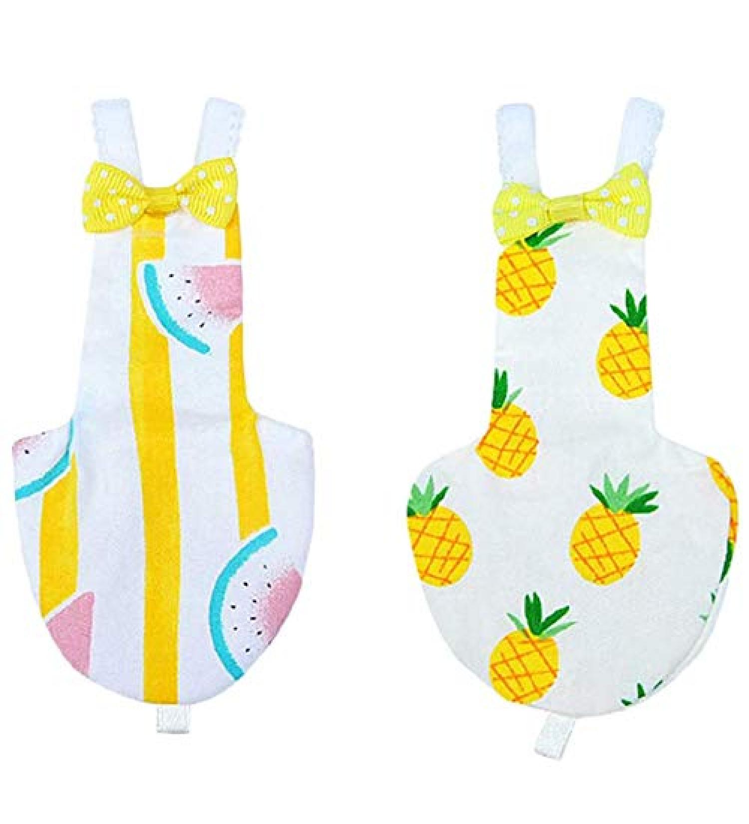momend 2Pcs Bird Diaper Reusable Washable Parrot Nappies Clothes Flight Suit Dress for Parakeet Cockatiel African Macaw - Buy Online on GoSupps.com