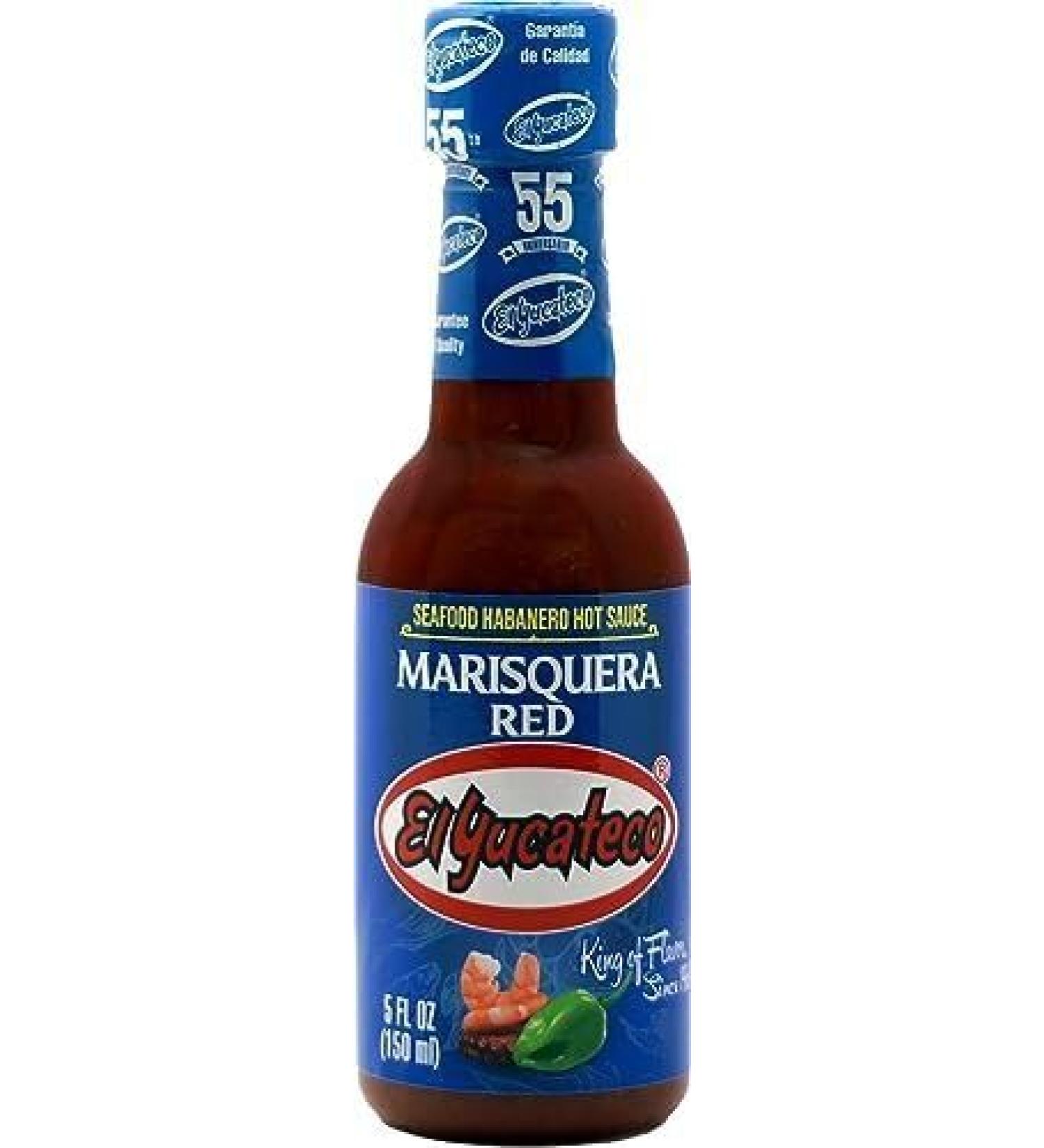 El Yucateco Marisquera Red Mexican Hot Sauce 120ml