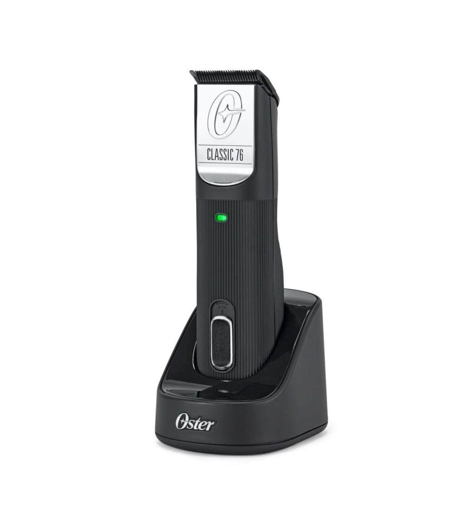 Oster Professional Cordless Hair Clippers Classic 76 - 6 Piece Set for Barbers | Detachable Blade Black - International Shipping Available - Buy Online on GoSupps.com