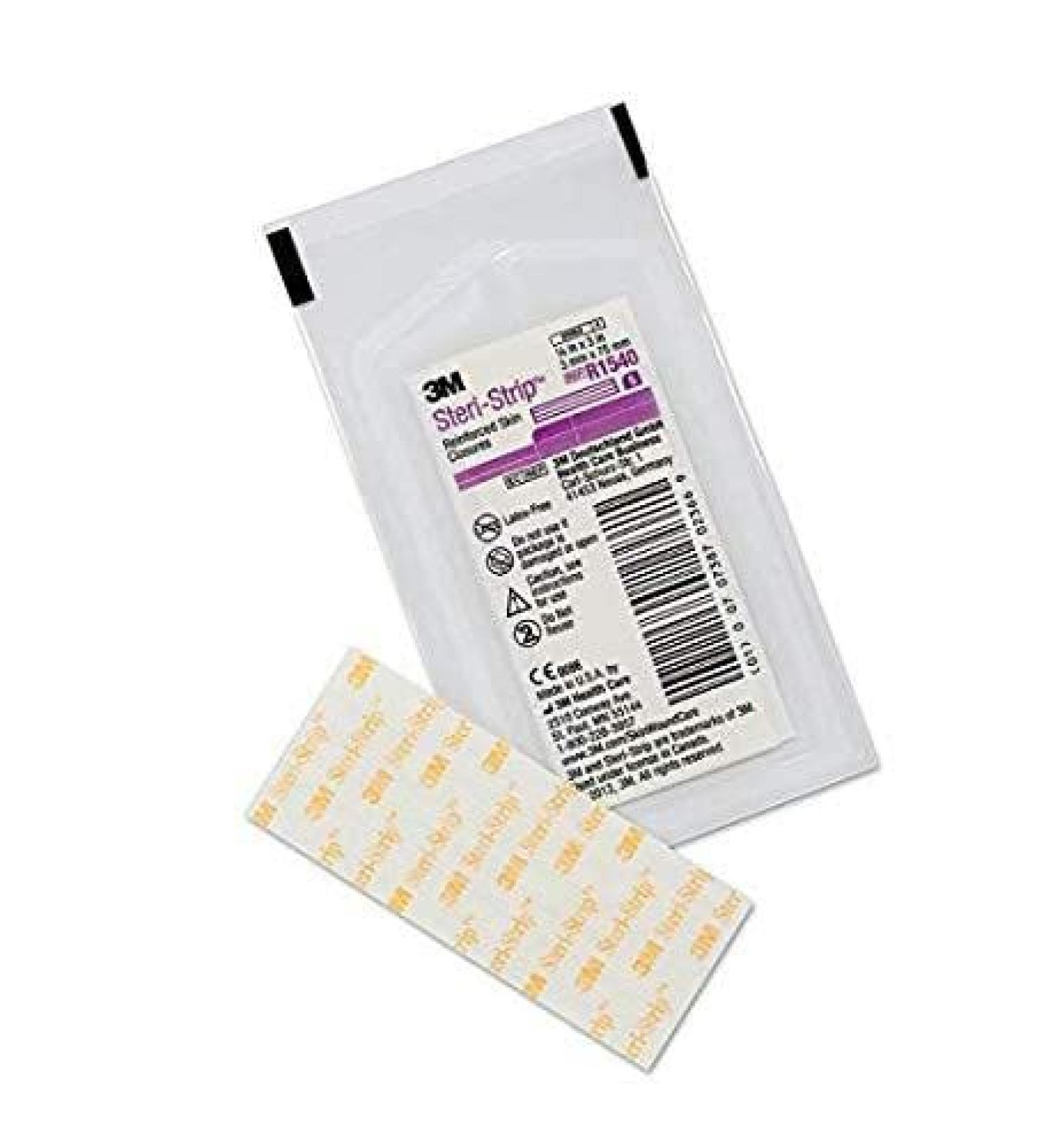 3M Steri-Strip Reinforced Adhesive Skin Closures 1/8 x 3 Envelope of 5
