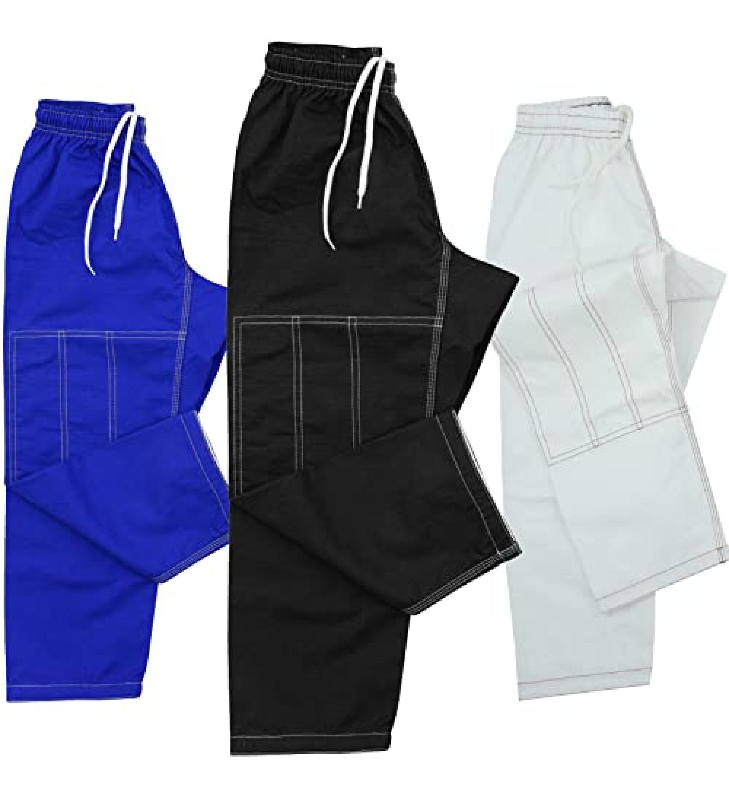 ROAR Kids BJJ Gi Pants - MMA Grappling & Martial Arts Kickboxing - Black - Buy Online on GoSupps.com