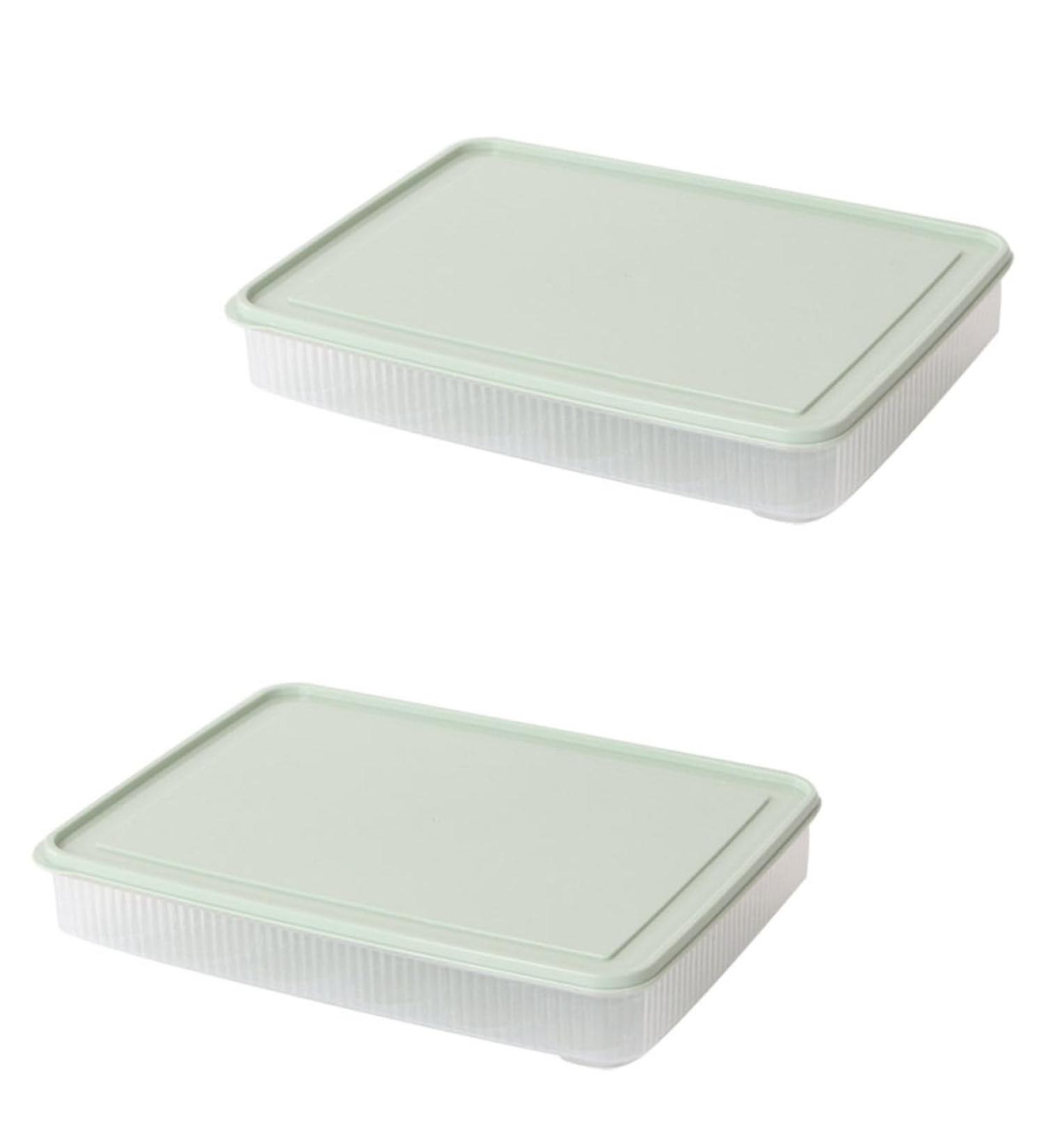 LABRIMP Egg Tray Holder 2pcs Box Egg Storage Box Eggs Beverage Container Household Kitchenware Egg Tray Egg Plate re-usable - Buy Online on GoSupps.com