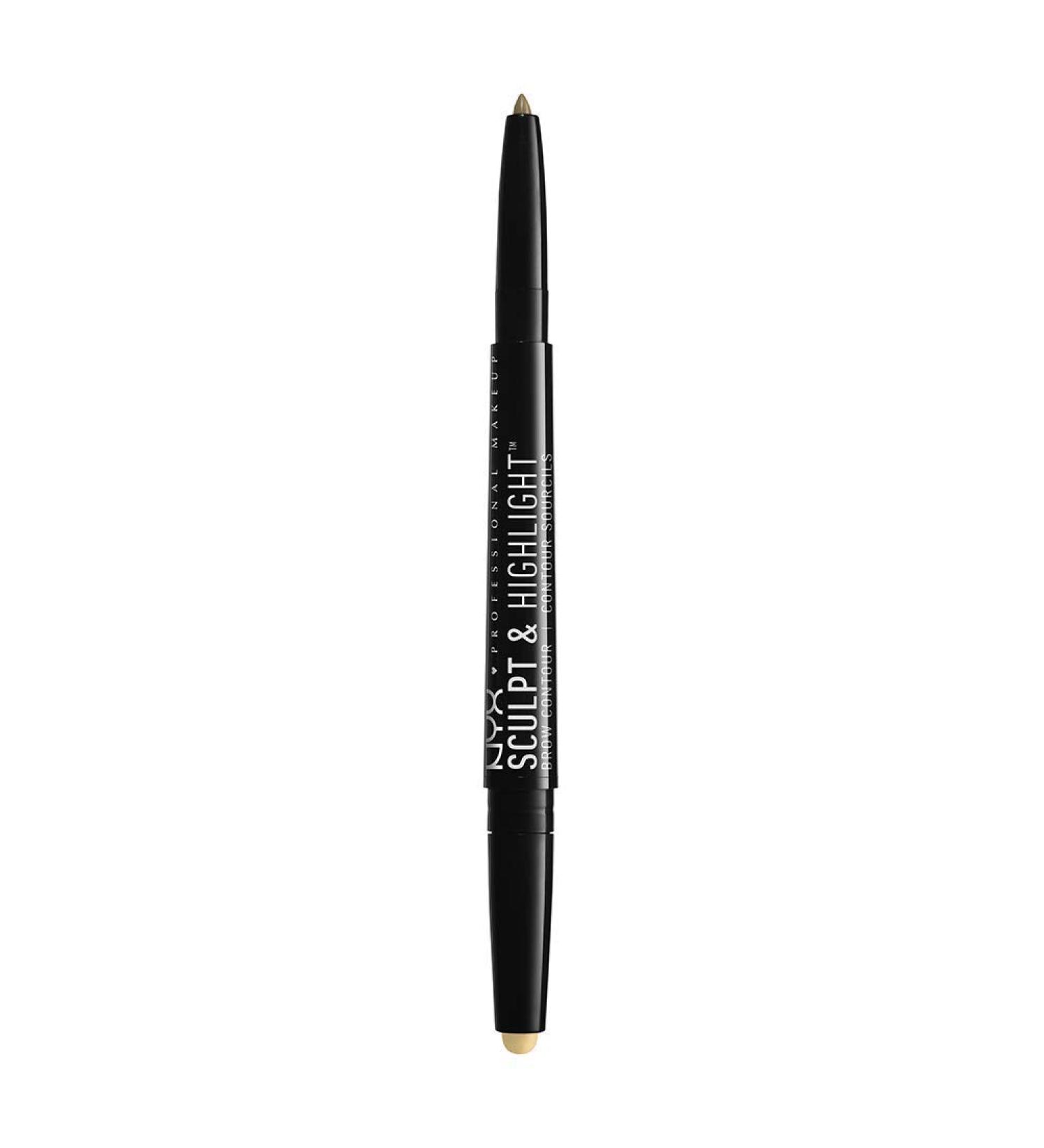 NYX Sculpt and Highlight Brow Contour Pencil in Blonde Ivory - Buy Online on GoSupps.com