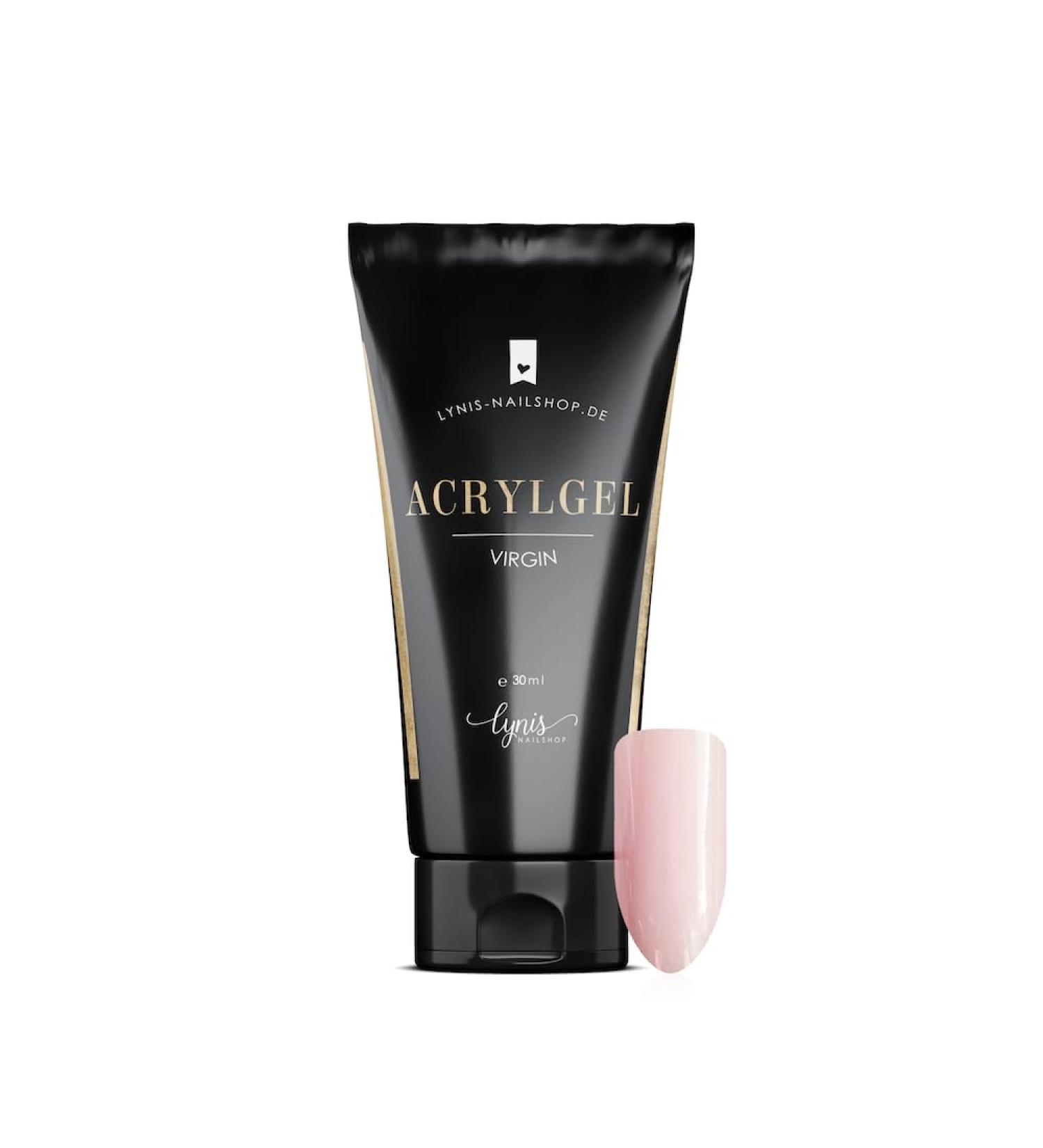 Lynis Nailshop Lynis-Nailshop.de - Acrylic nail gel - Nude - Virgin - 30 ml - Polygel color - For double tips/pop it nails - No drips and odorless