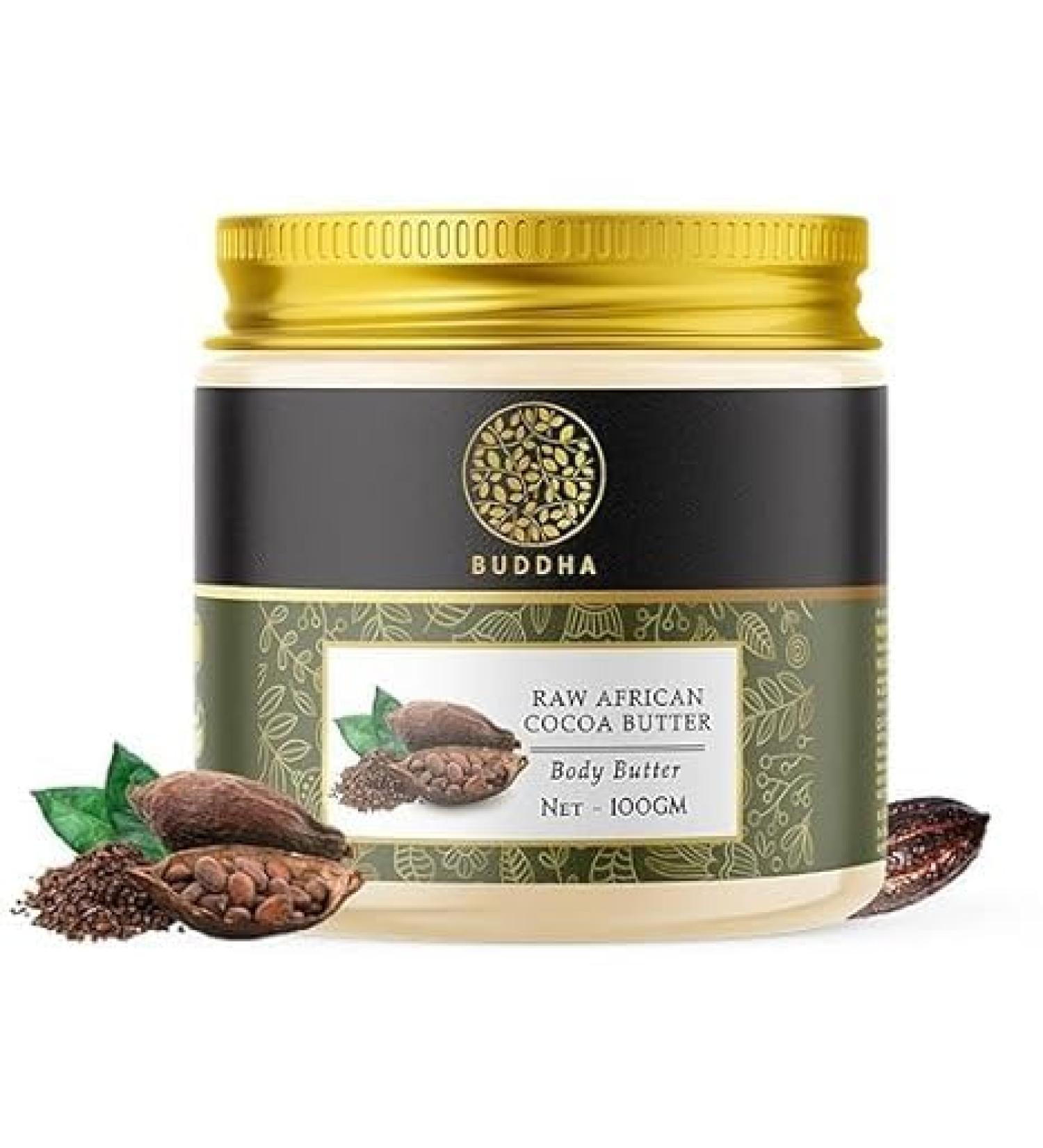 Buy Unrefined African Cocoa Butter 100g | Natural Skin Moisturizer for Healthy Glow - Buy Online on GoSupps.com