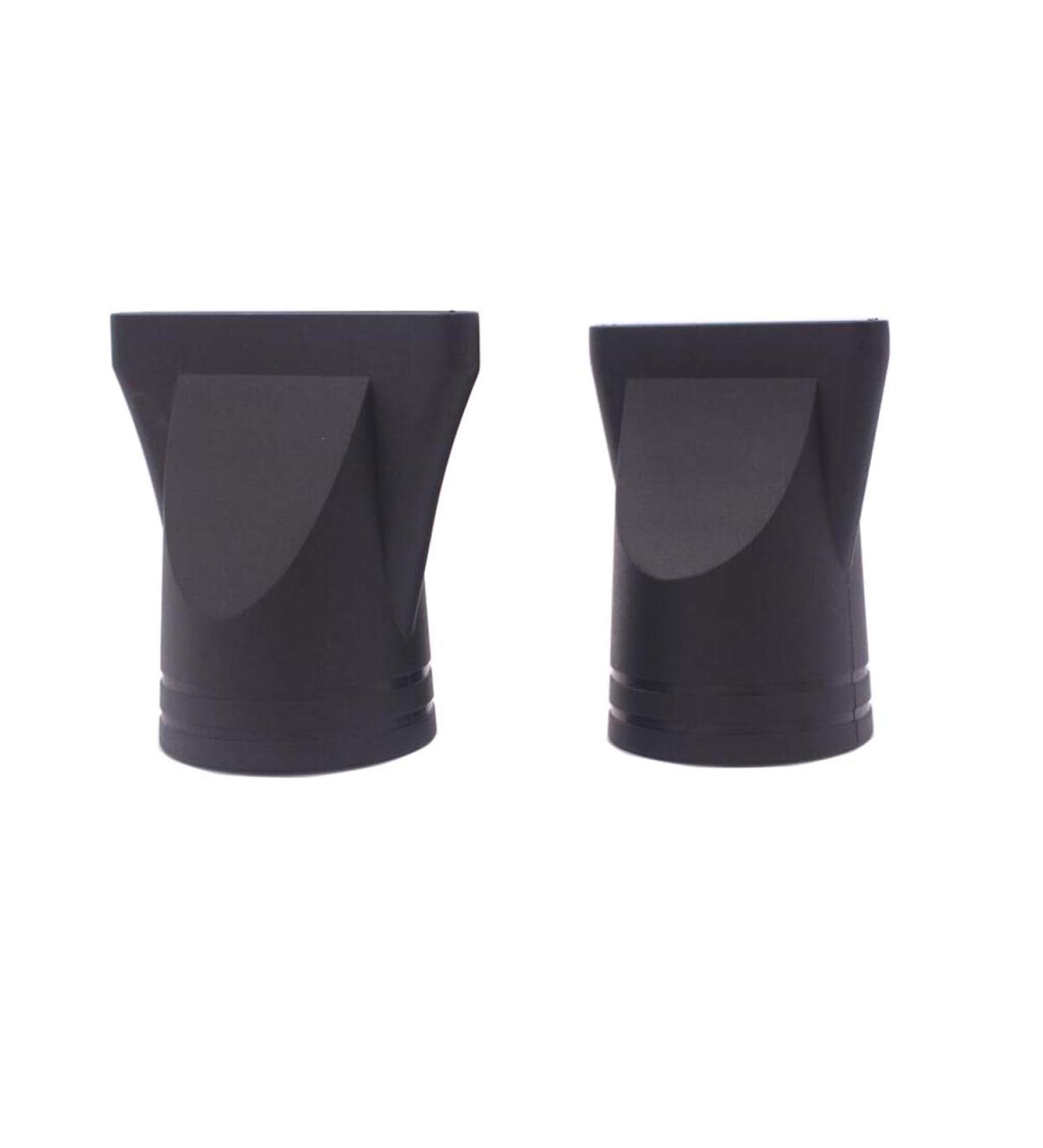 2PCS Black Plastic Salon Hair Dryer Nozzle Replacement - Narrow Concentrator Special for 4.5cm Diameter - Blow Flat Hair Drying Nozzle - Buy Online on GoSupps.com