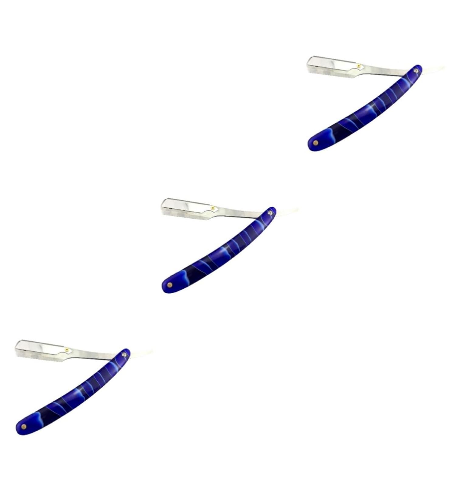 Angoily 3-in-1 Men's Razor: Space-Saving Mother-of-Pearl Hair Clip & Safe Metal Eyebrow Knife - Perfect Grooming Tool for Men - Buy Online on GoSupps.com