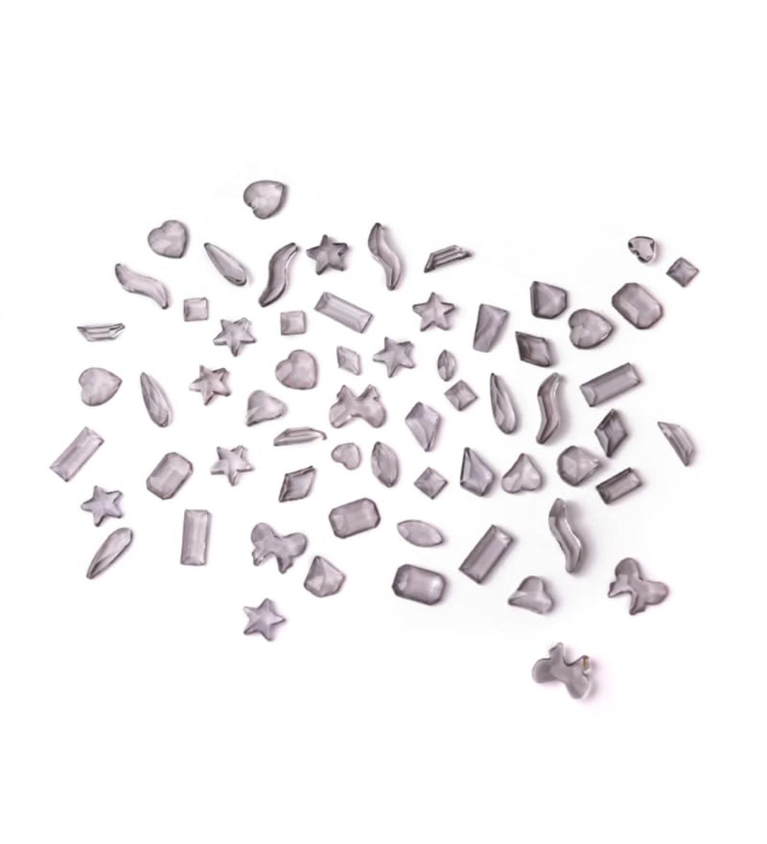 200Pack 3D Crystal Nails Jewelry DIY Manicure Decals Crystal Gems Nail Art Nail Tips Rhinestones Decorations Accessory Nail Art Resin Studs Decorative Resin Stones for Nails Nail Art Resin Crystals See Through Black - Buy Online on GoSupps.com