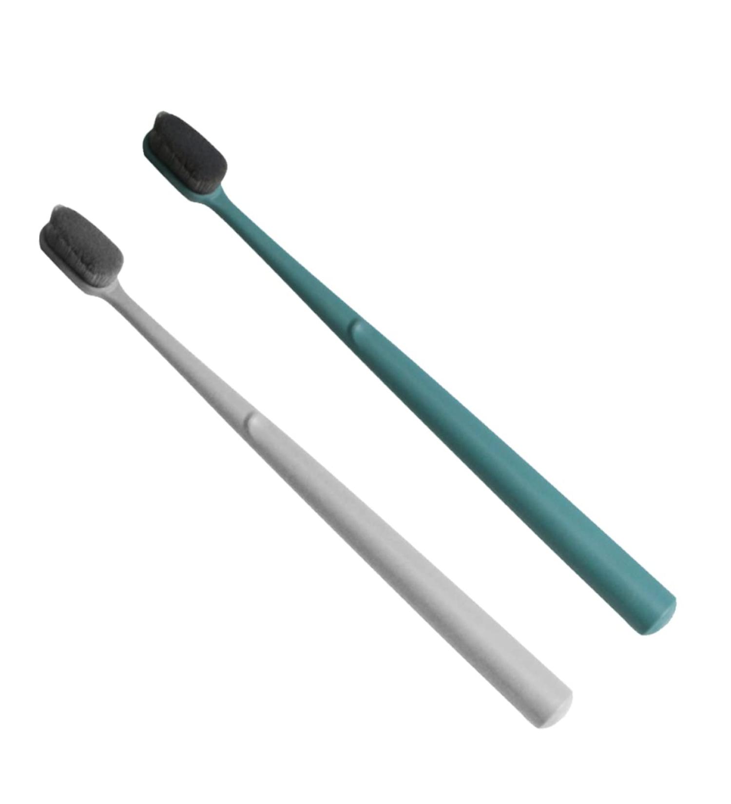 Buy Minkissy 2-Pack Micro Night Children's Toothbrushes - Soft Nylon Travel Toothbrush for Kids & Adults Includes Case - Perfect Gift - Buy Online on GoSupps.com