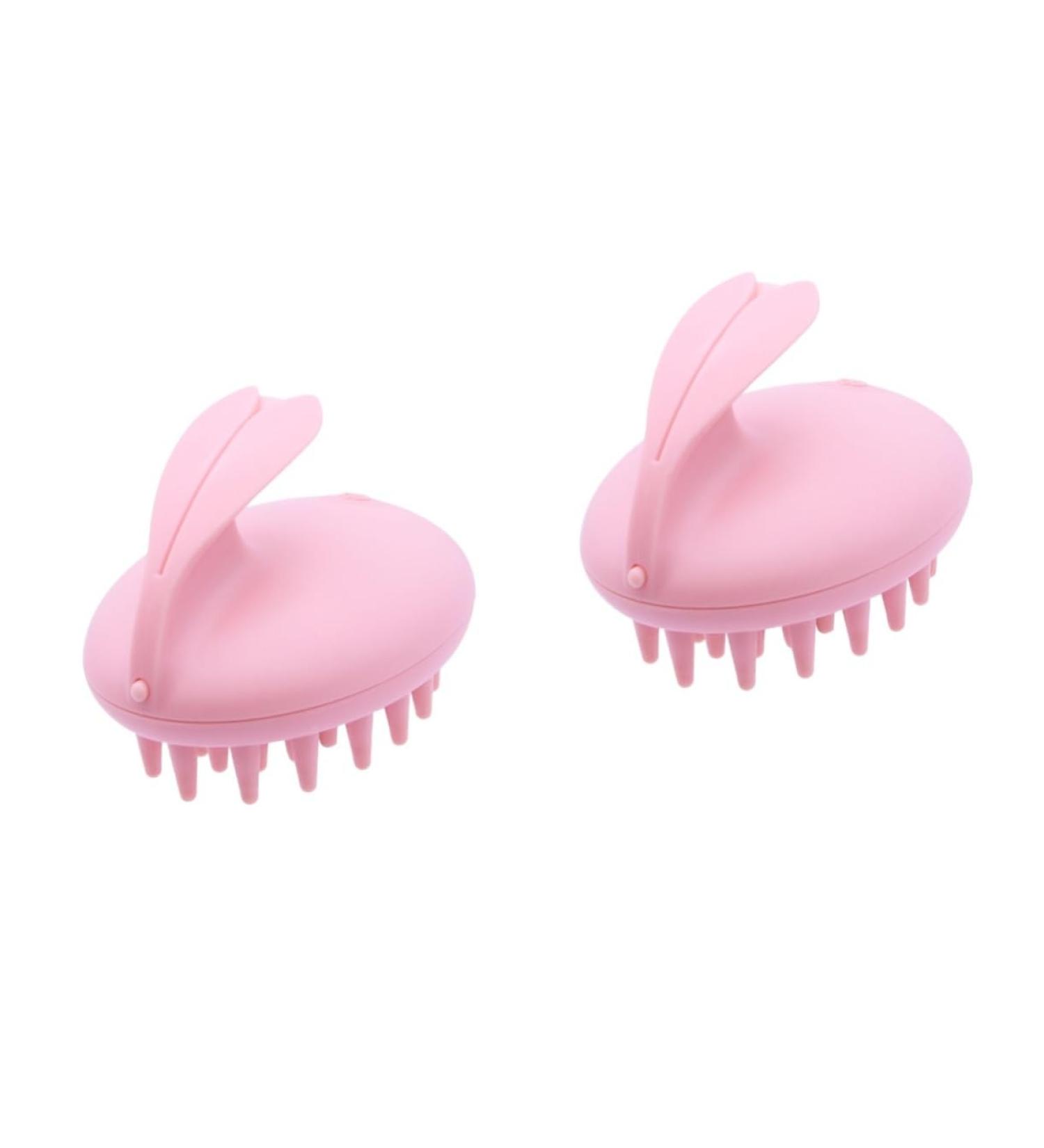 Magiclulu Scalp Massager Brush for Curly Hair - Automatic Shower Shampoo Brush - Pink Hair Care Tool - Buy Online on GoSupps.com