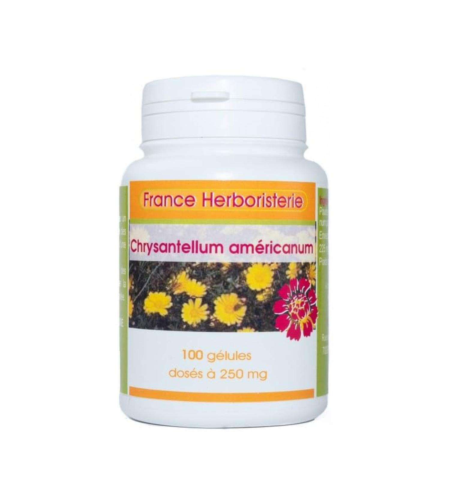 CHRYSANTELLUM Americanum 100 capsules with a dosage of 250 mg. - Buy Online on GoSupps.com