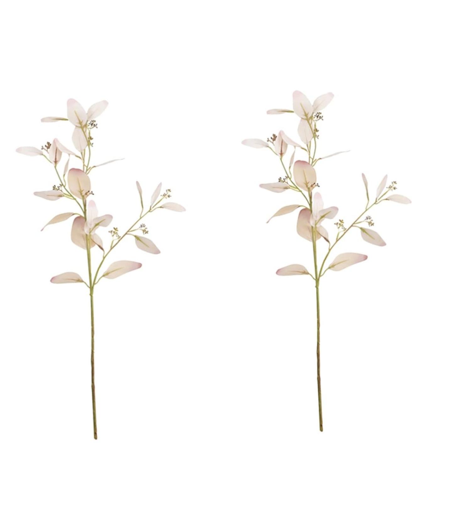 Zerodeko 2 Pcs Fake Eucalyptus Faux Branches Wedding Eucalyptus Leaf Eucalyptus Flower Arrangement Desk Wedding Washi Tape Green Decor Home Decor Artificial Eucalyptus Leaf Paris With Fruit Light Pinkx2pcs 72 5cmx2pcs - Buy Online on GoSupps.com