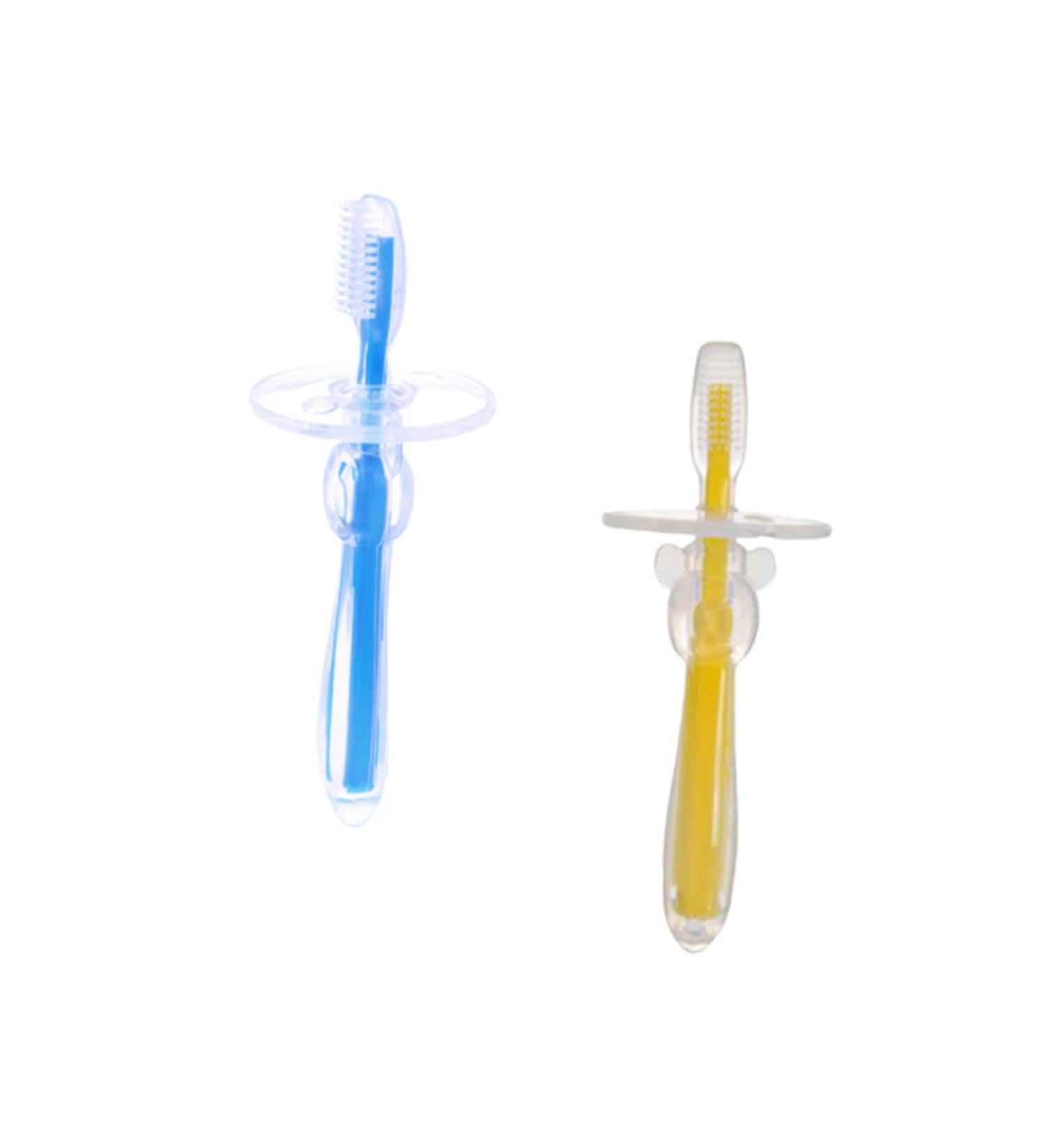 Seword 2ST Training Toothbrush Set - Baby's First Finger Toothbrush & Children's Toys Combo - Ideal for Newborn Care - Buy Online on GoSupps.com