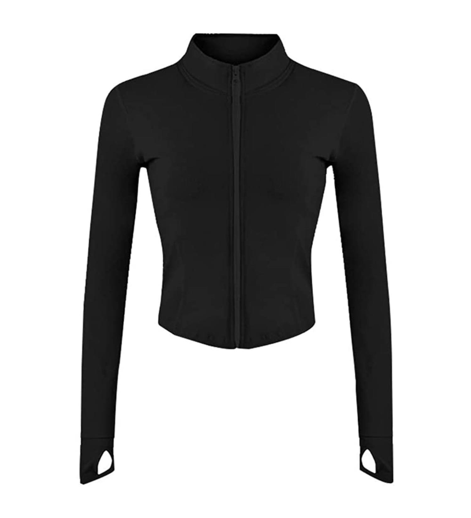 Buy BBL Women's Running Jacket - Breathable Sports Jacket with Zipper & Thumb Holes for Yoga & Fitness | Long Arm Training Jacket - Buy Online on GoSupps.com