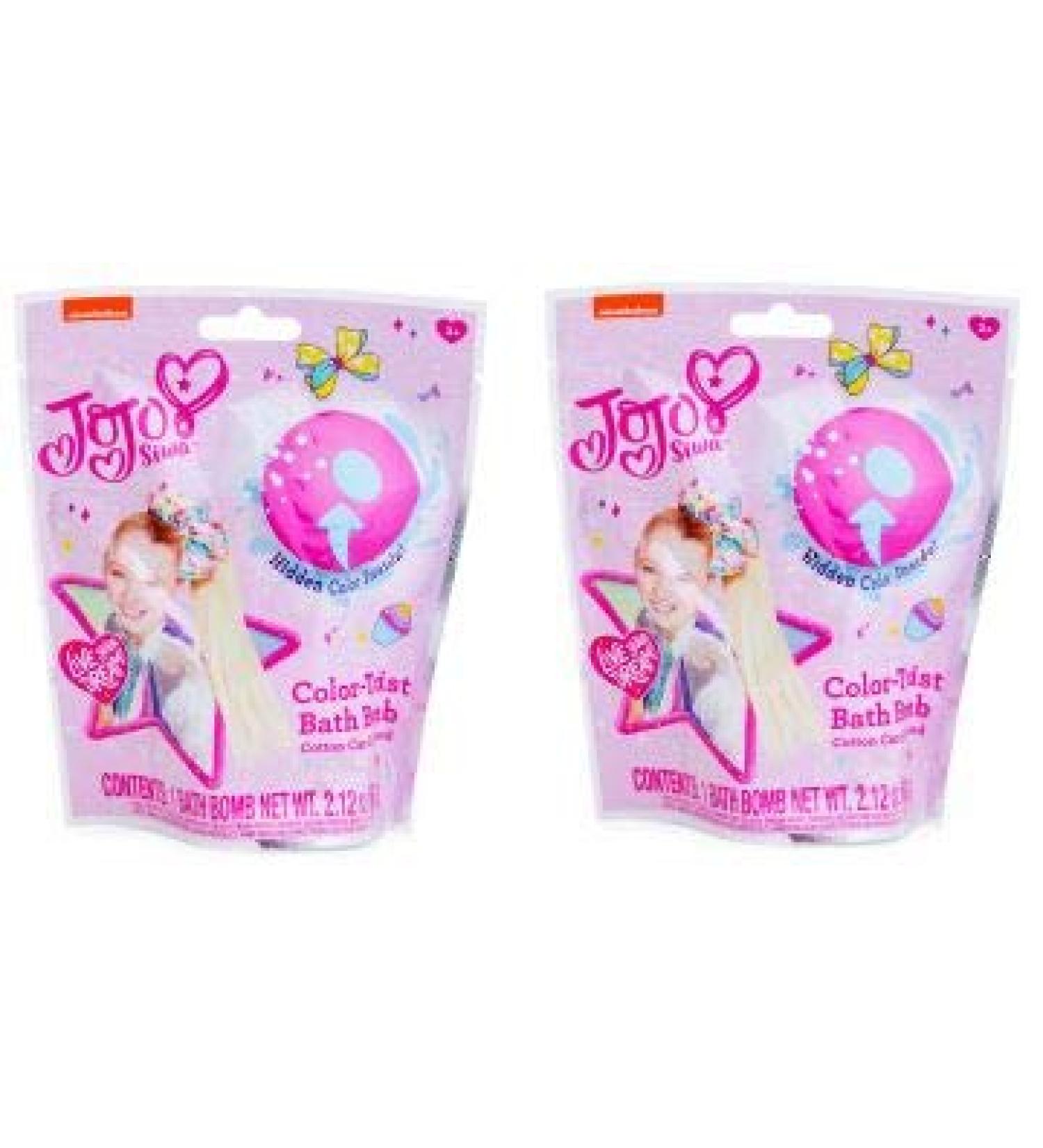 Jojo Siwa - Color Twist Cotton Candy Scented Bath Bombs