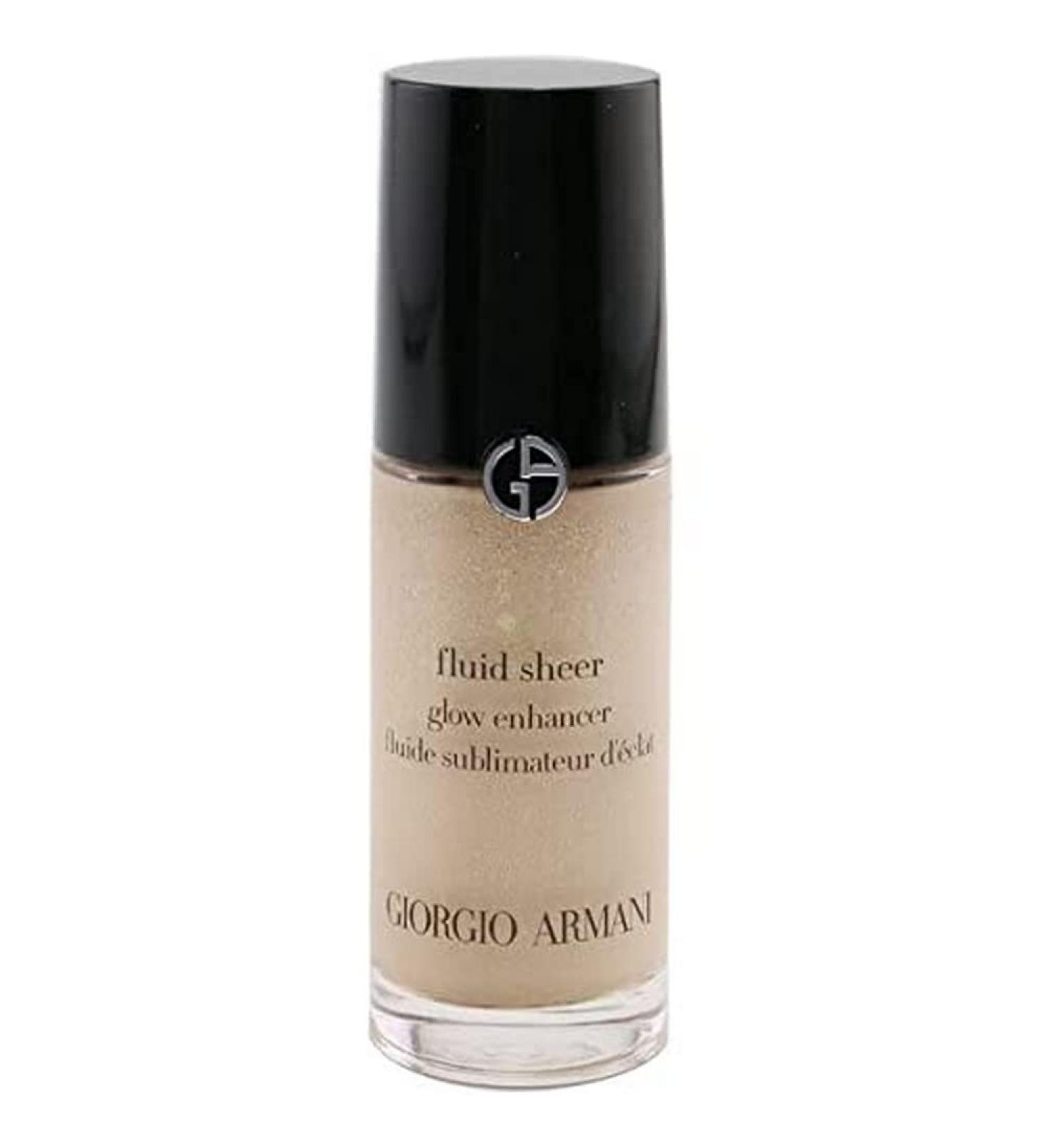 Fluid Sheer Glow Enhancer - 02 Champagne by Giorgio Armani for Women - 0.6 oz Makeup