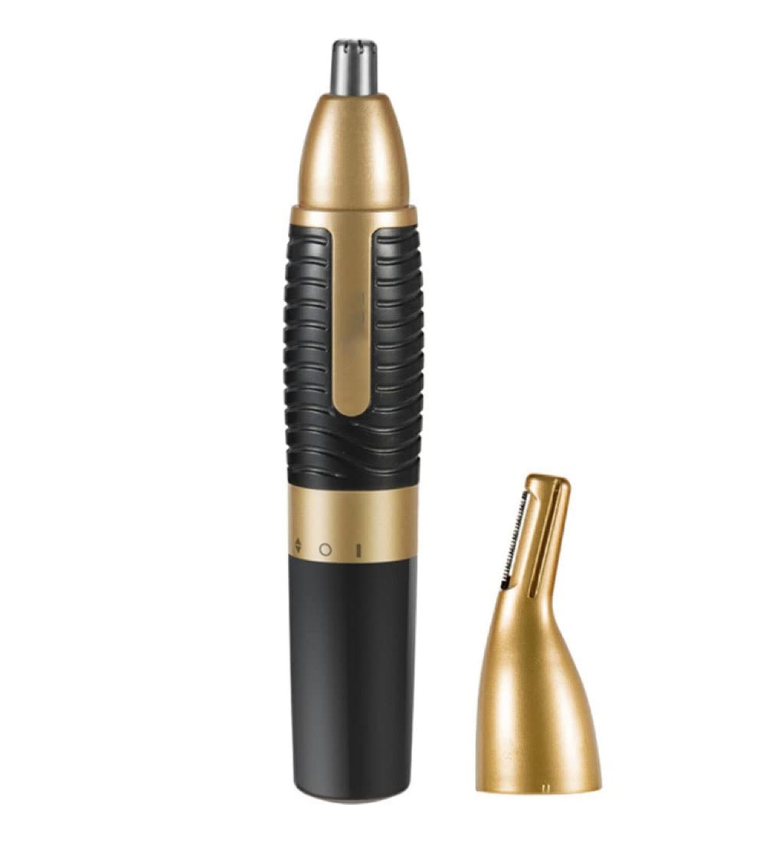Buy Portable Waterproof Nose & Ear Hair Trimmer - Electric Trimmer with Large Storage Bin for Easy Cleansing | Perfect for Home & Travel - Buy Online on GoSupps.com