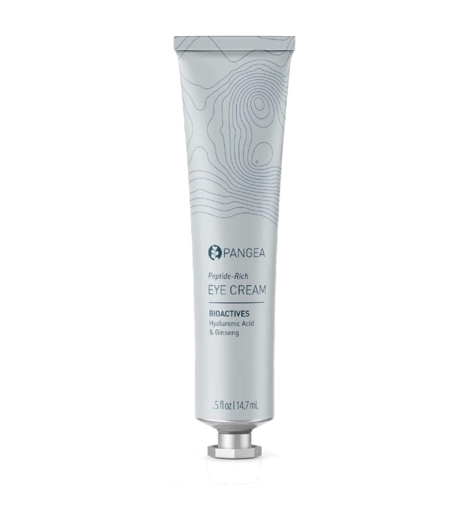 Pangea Organics Hyaluronic Acid + Ginseng Eye Cream | Vegan & Non-Toxic | Sustainable Clean Beauty - 0.5 oz Aluminum Tube - Buy Online on GoSupps.com