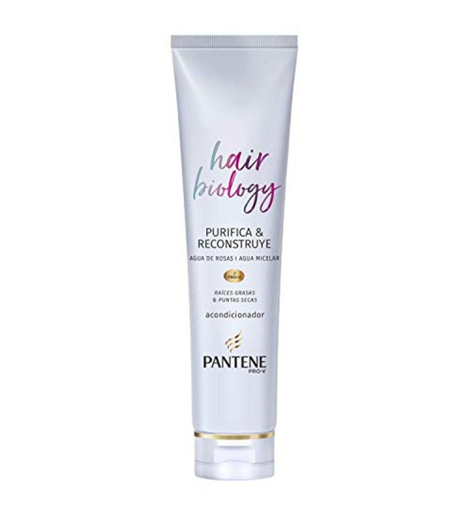 Buy Pantene Pro-V Hair Biology Cleanser & Rebuild Conditioner 160ml | Oily Roots & Dry Ends Care | International Shipping - Buy Online on GoSupps.com